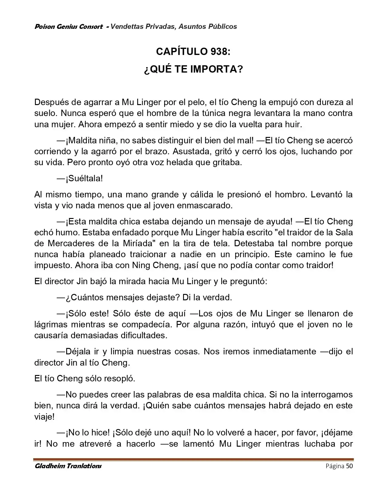 Poison Genious Consort (Novela) - Capítulo 408 - Página 50 - LectorTMOo
