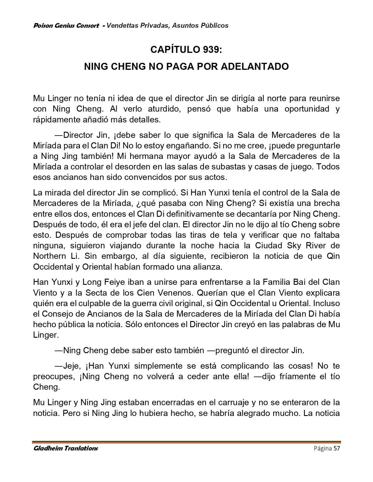 Poison Genious Consort (Novela) - Capítulo 408 - Página 57 - LectorTMOo