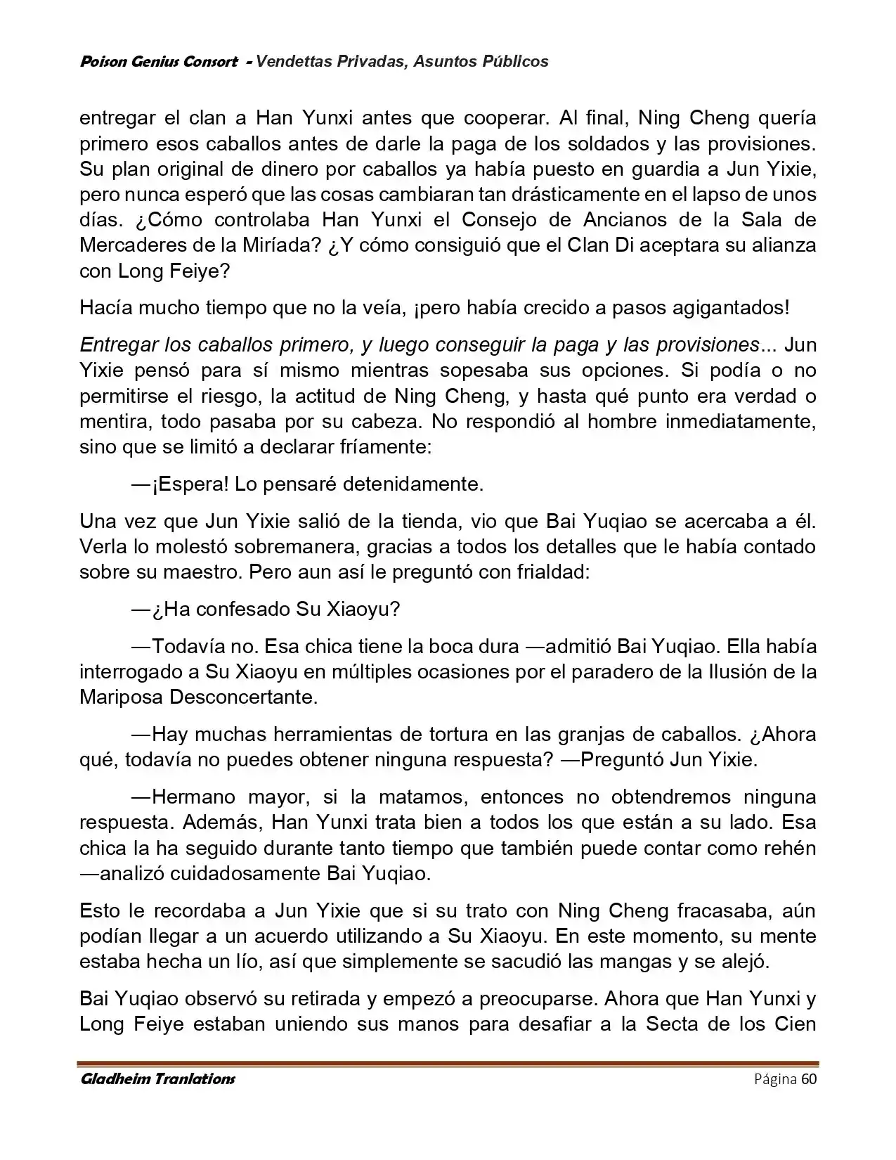 Poison Genious Consort (Novela) - Capítulo 408 - Página 60 - LectorTMOo