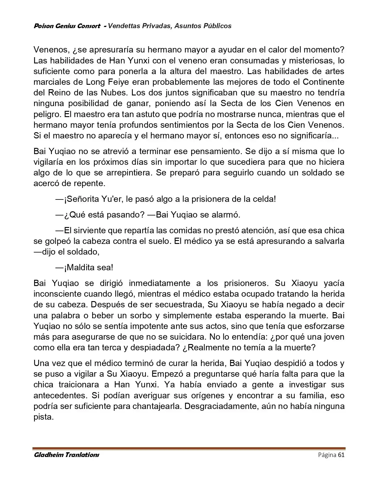 Poison Genious Consort (Novela) - Capítulo 408 - Página 61 - LectorTMOo