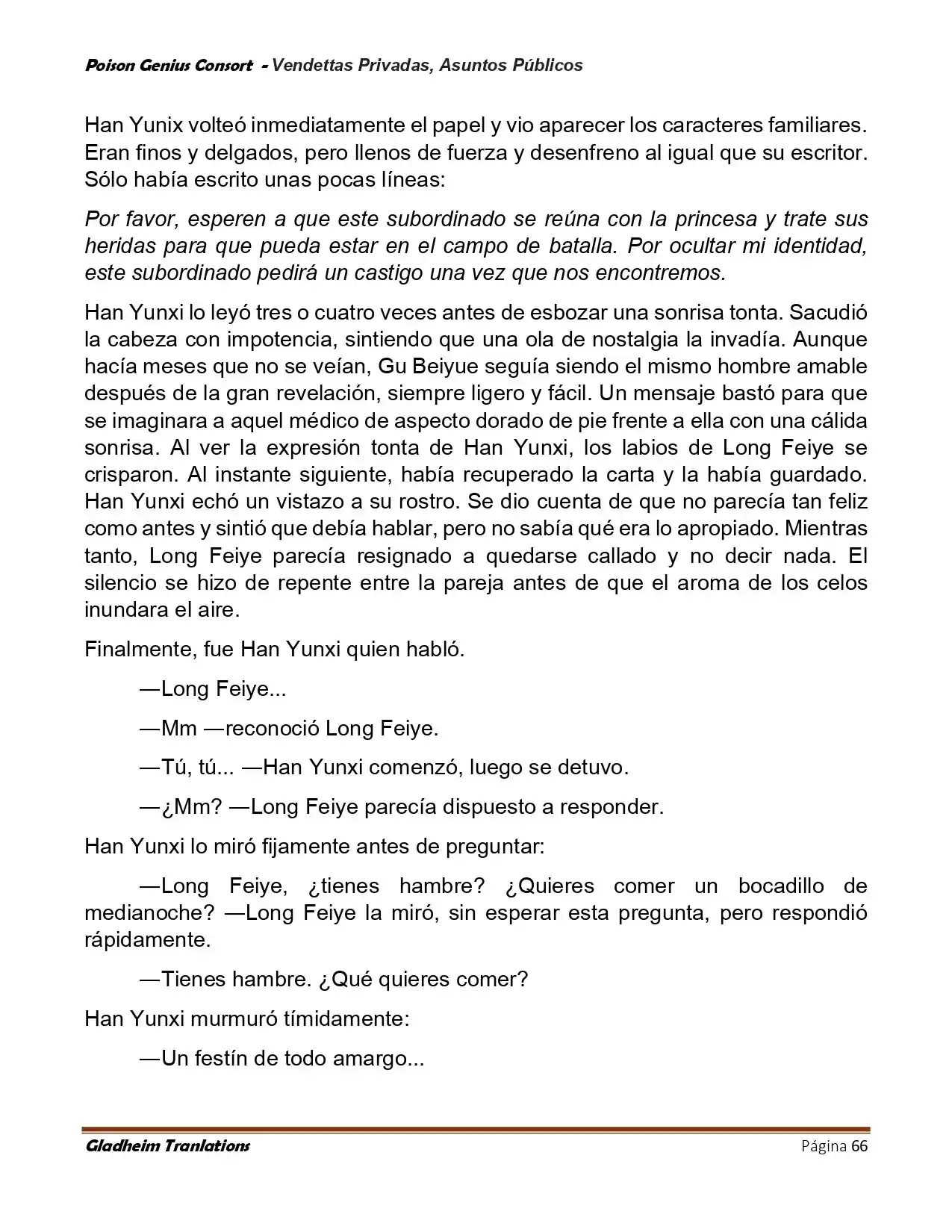 Poison Genious Consort (Novela) - Capítulo 408 - Página 66 - LectorTMOo