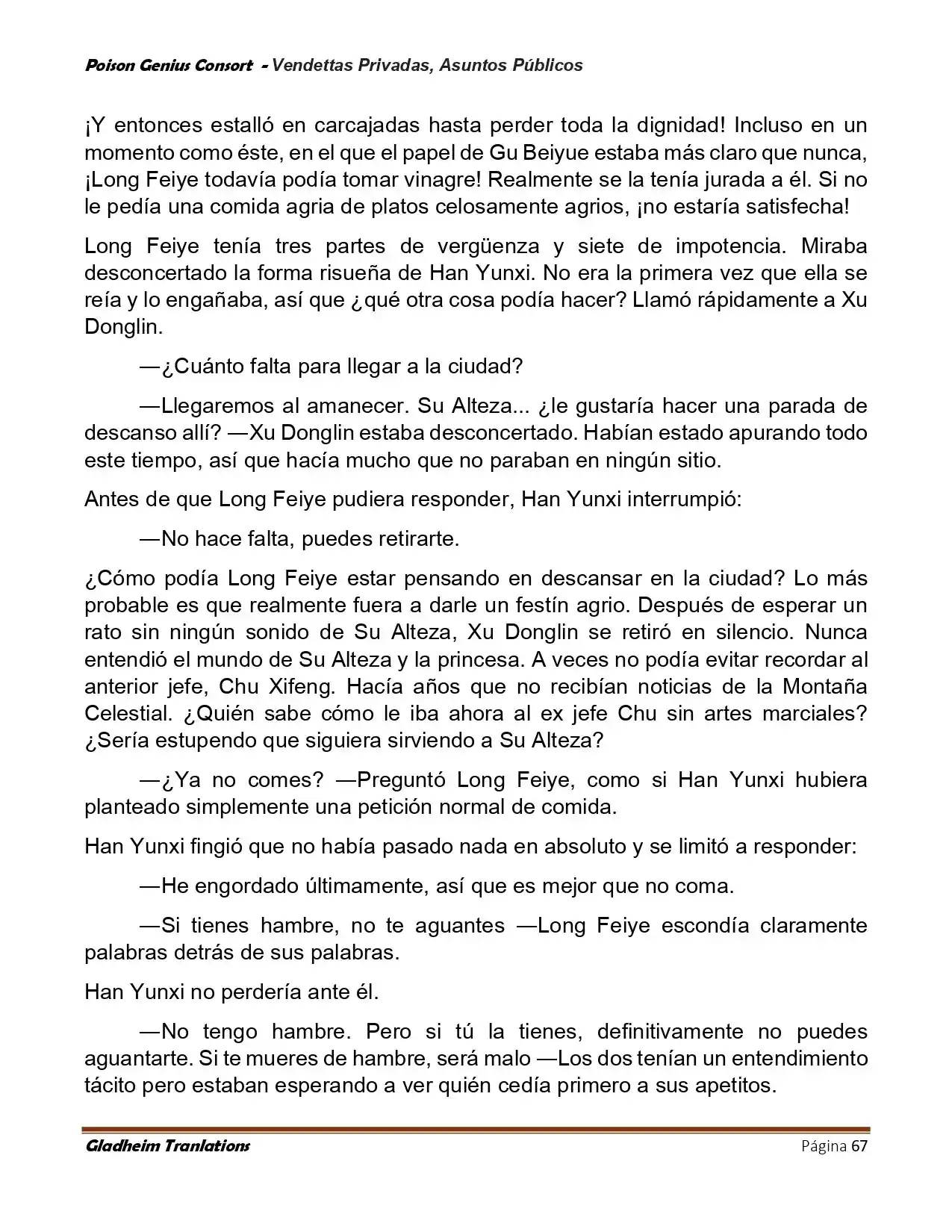 Poison Genious Consort (Novela) - Capítulo 408 - Página 67 - LectorTMOo