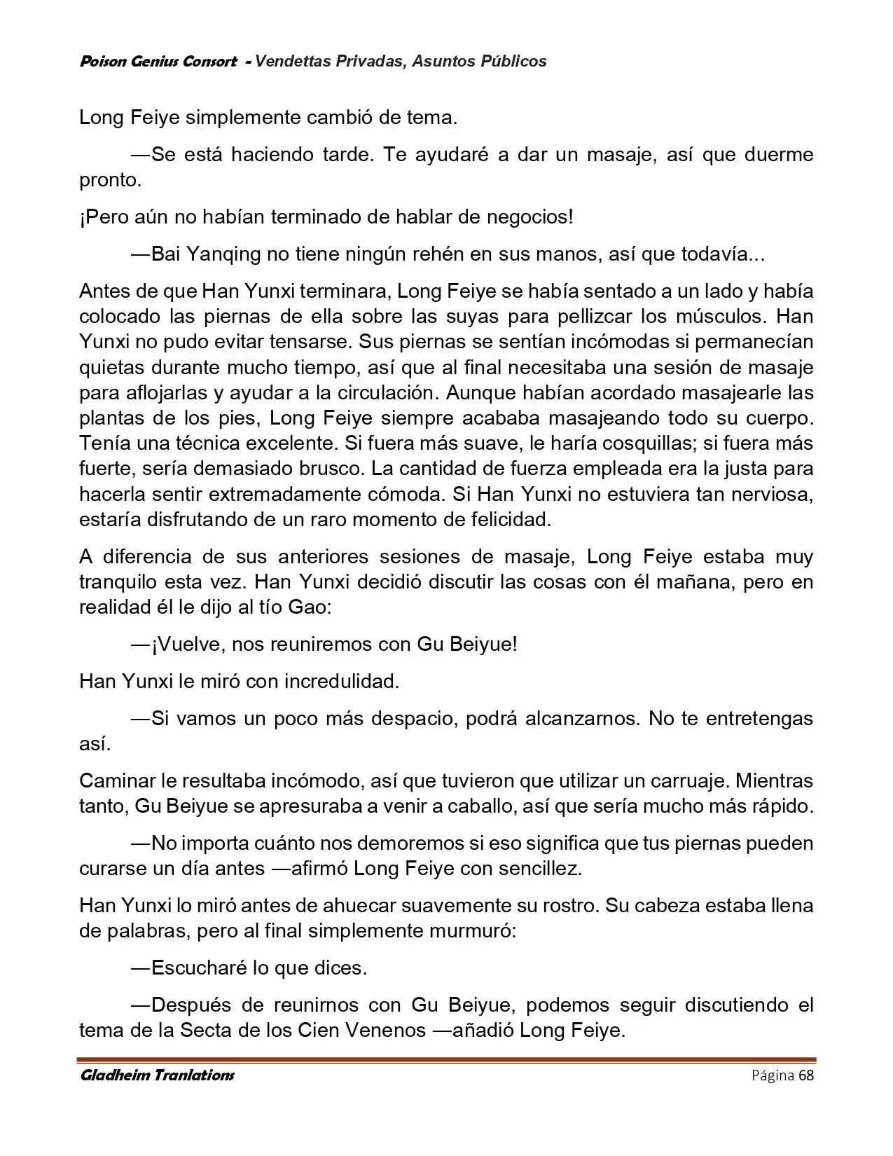 Poison Genious Consort (Novela) - Capítulo 408 - Página 68 - LectorTMOo