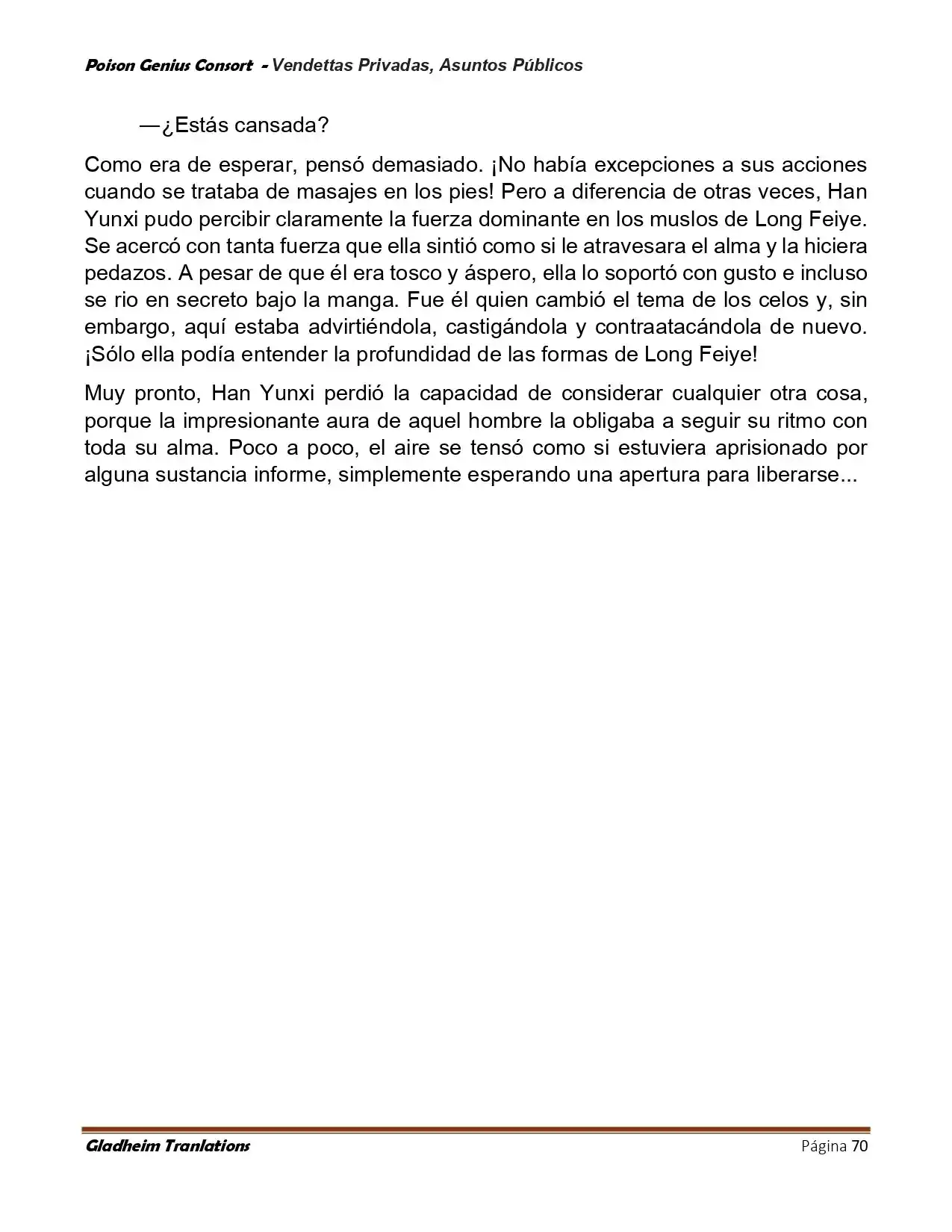 Poison Genious Consort (Novela) - Capítulo 408 - Página 70 - LectorTMOo