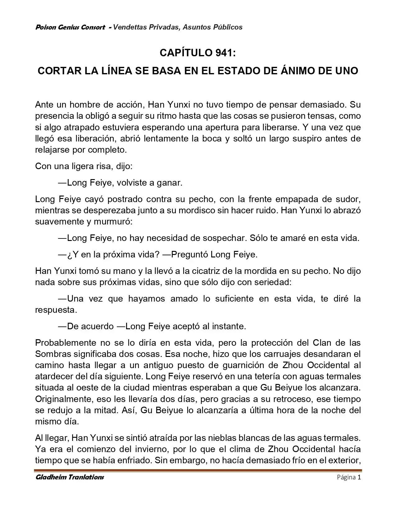 Poison Genious Consort (Novela) - Capítulo 409 - Página 1 - LectorTMOo