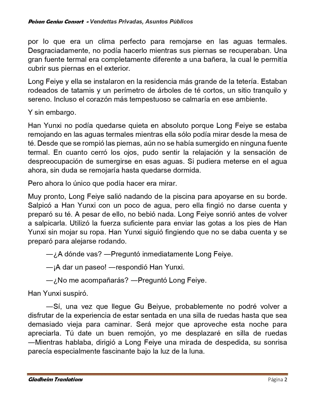 Poison Genious Consort (Novela) - Capítulo 409 - Página 2 - LectorTMOo