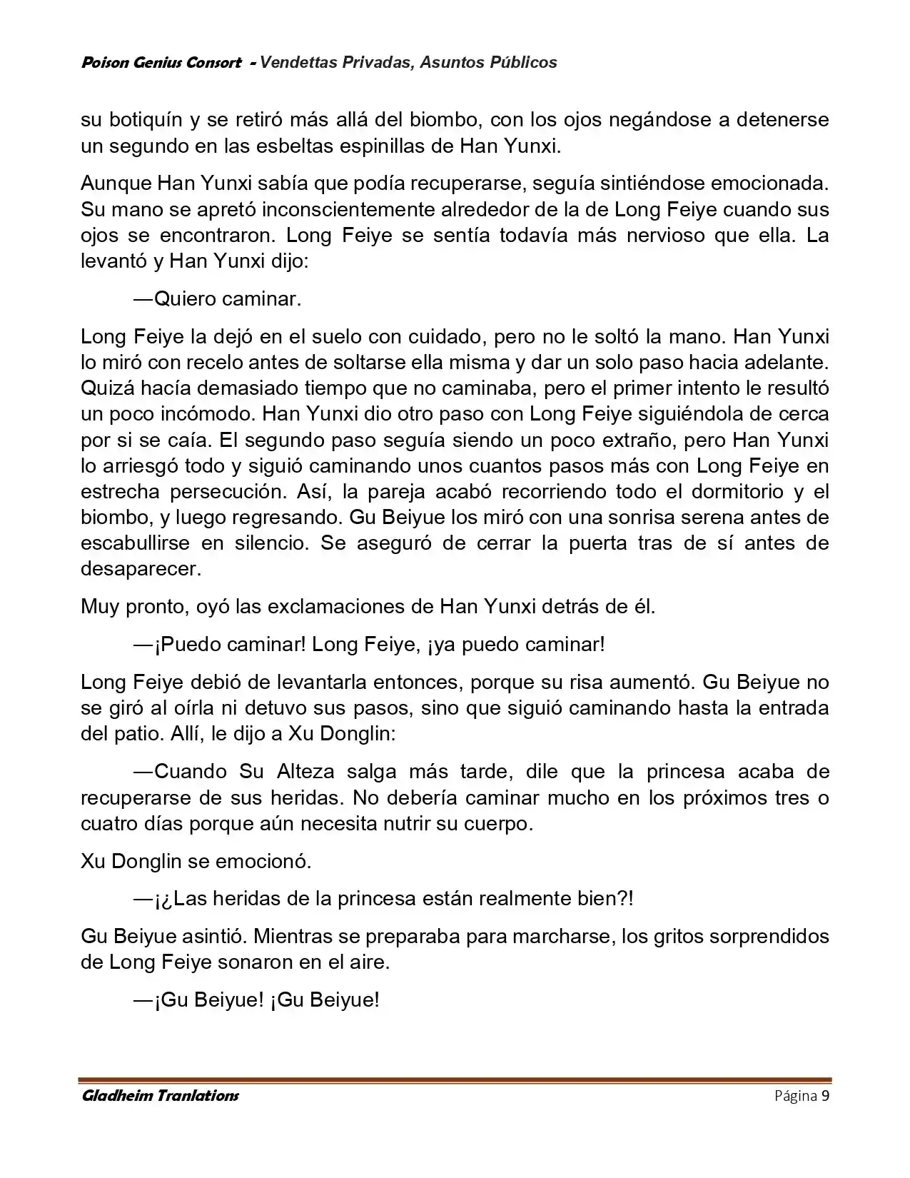 Poison Genious Consort (Novela) - Capítulo 409 - Página 9 - LectorTMOo
