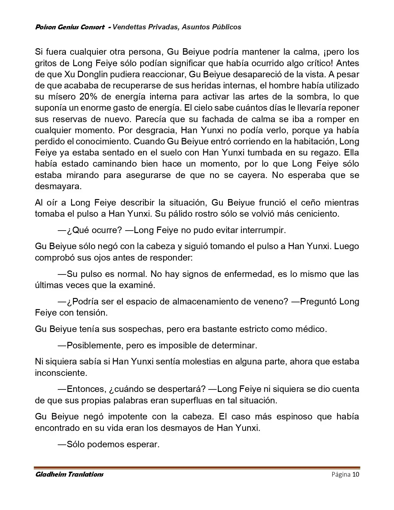 Poison Genious Consort (Novela) - Capítulo 409 - Página 10 - LectorTMOo