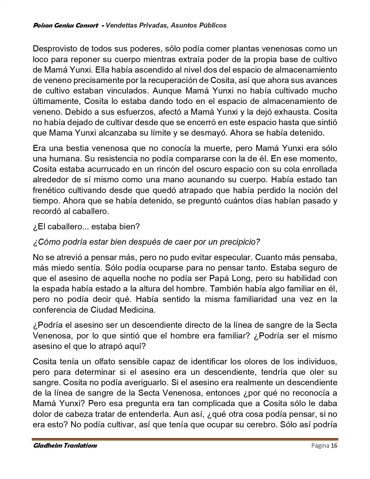 Poison Genious Consort (Novela) - Capítulo 409 - Página 16 - LectorTMOo