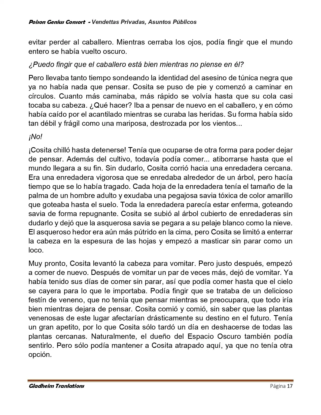 Poison Genious Consort (Novela) - Capítulo 409 - Página 17 - LectorTMOo