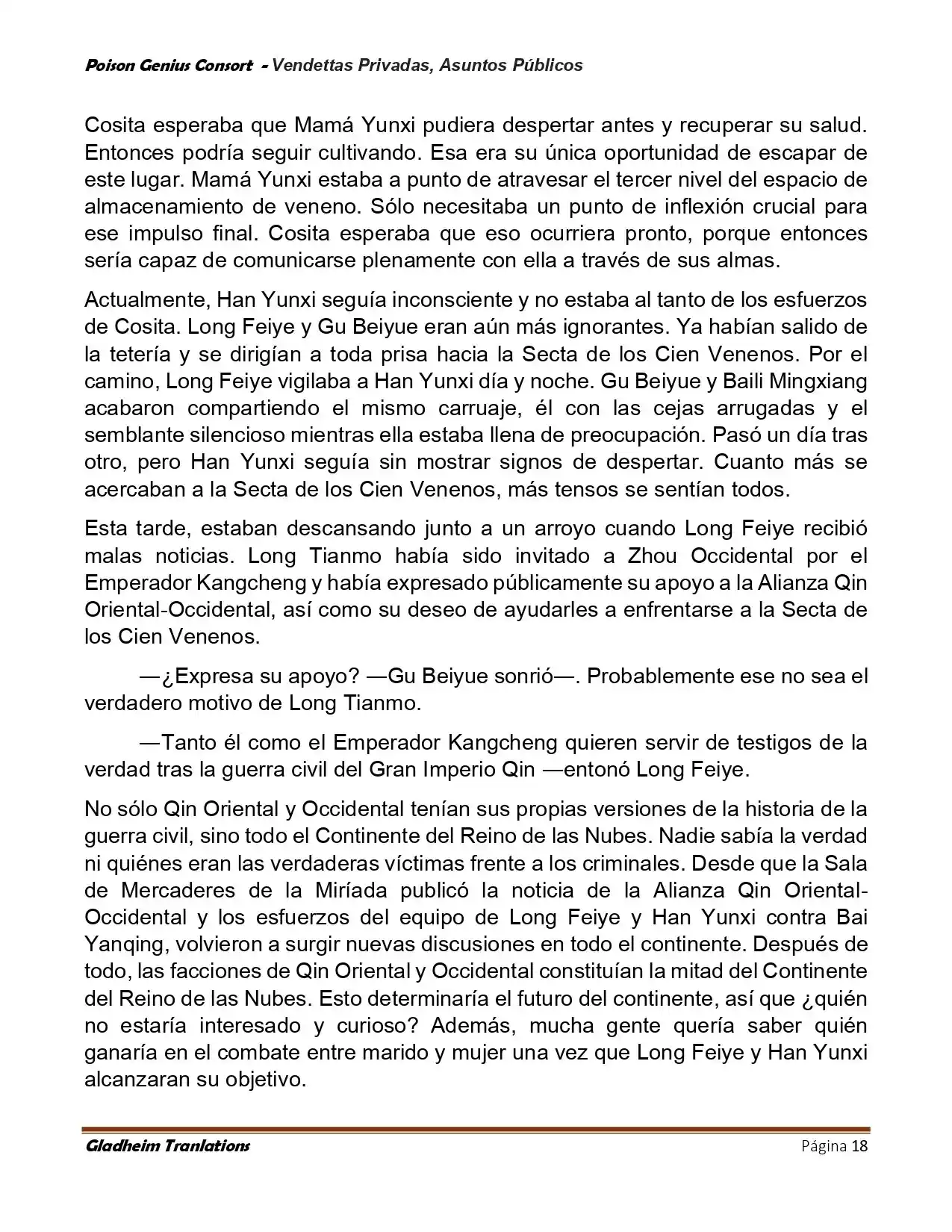 Poison Genious Consort (Novela) - Capítulo 409 - Página 18 - LectorTMOo
