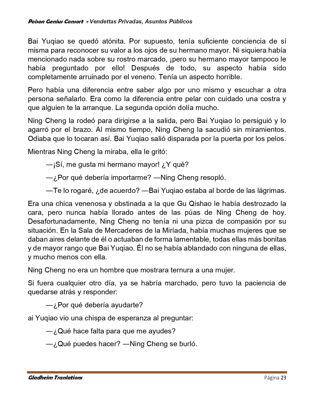 Poison Genious Consort (Novela) - Capítulo 409 - Página 23 - LectorTMOo
