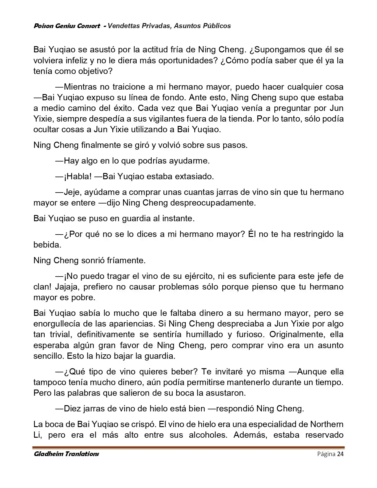 Poison Genious Consort (Novela) - Capítulo 409 - Página 24 - LectorTMOo