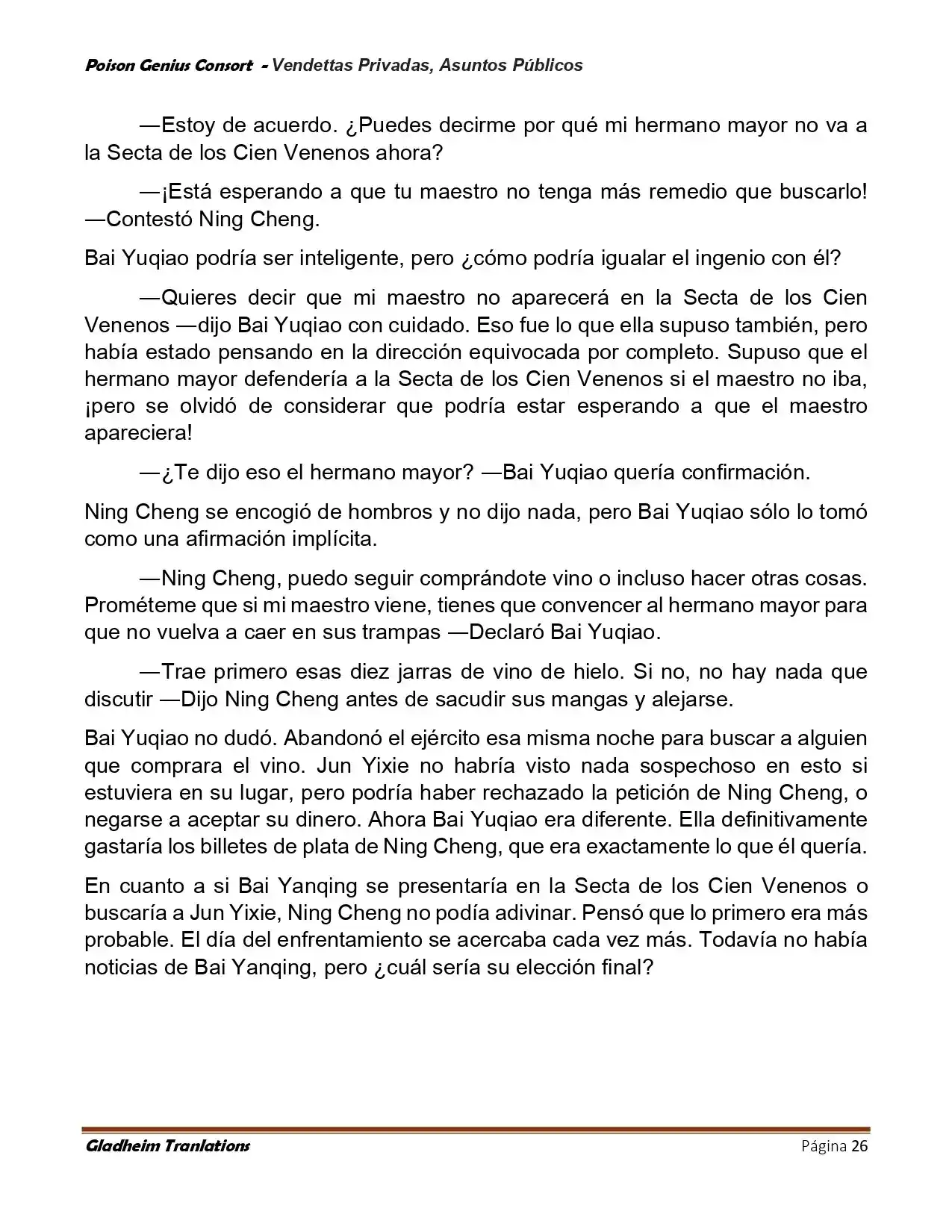 Poison Genious Consort (Novela) - Capítulo 409 - Página 26 - LectorTMOo