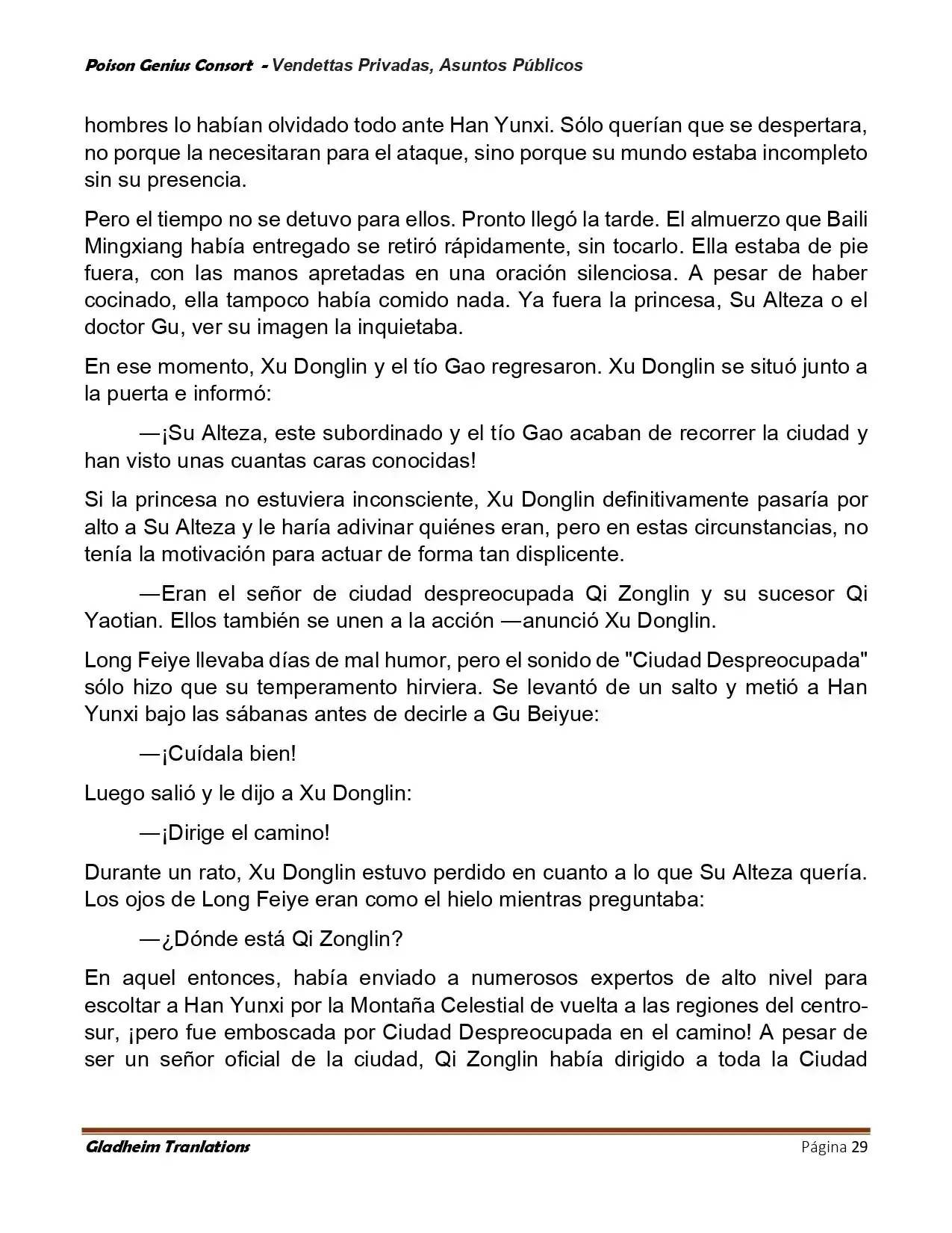Poison Genious Consort (Novela) - Capítulo 409 - Página 29 - LectorTMOo