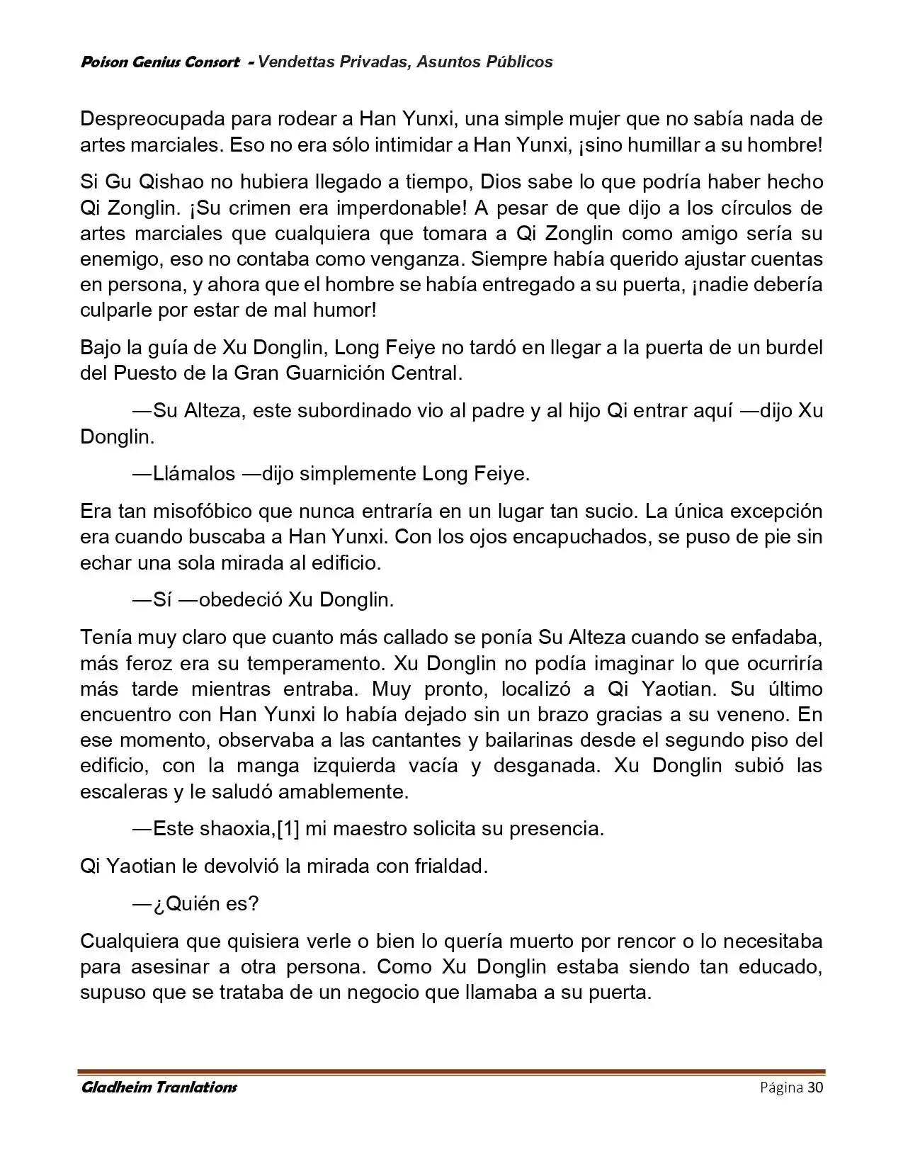 Poison Genious Consort (Novela) - Capítulo 409 - Página 30 - LectorTMOo