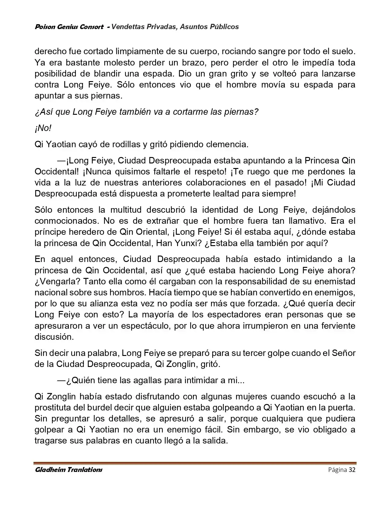 Poison Genious Consort (Novela) - Capítulo 409 - Página 32 - LectorTMOo