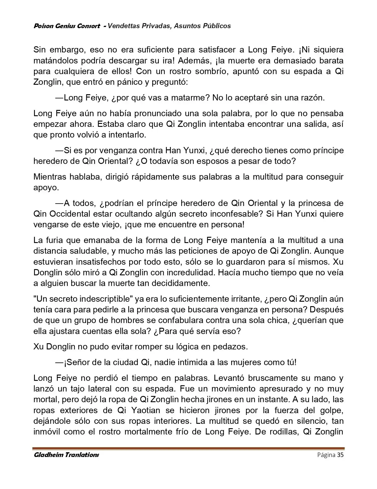 Poison Genious Consort (Novela) - Capítulo 409 - Página 35 - LectorTMOo