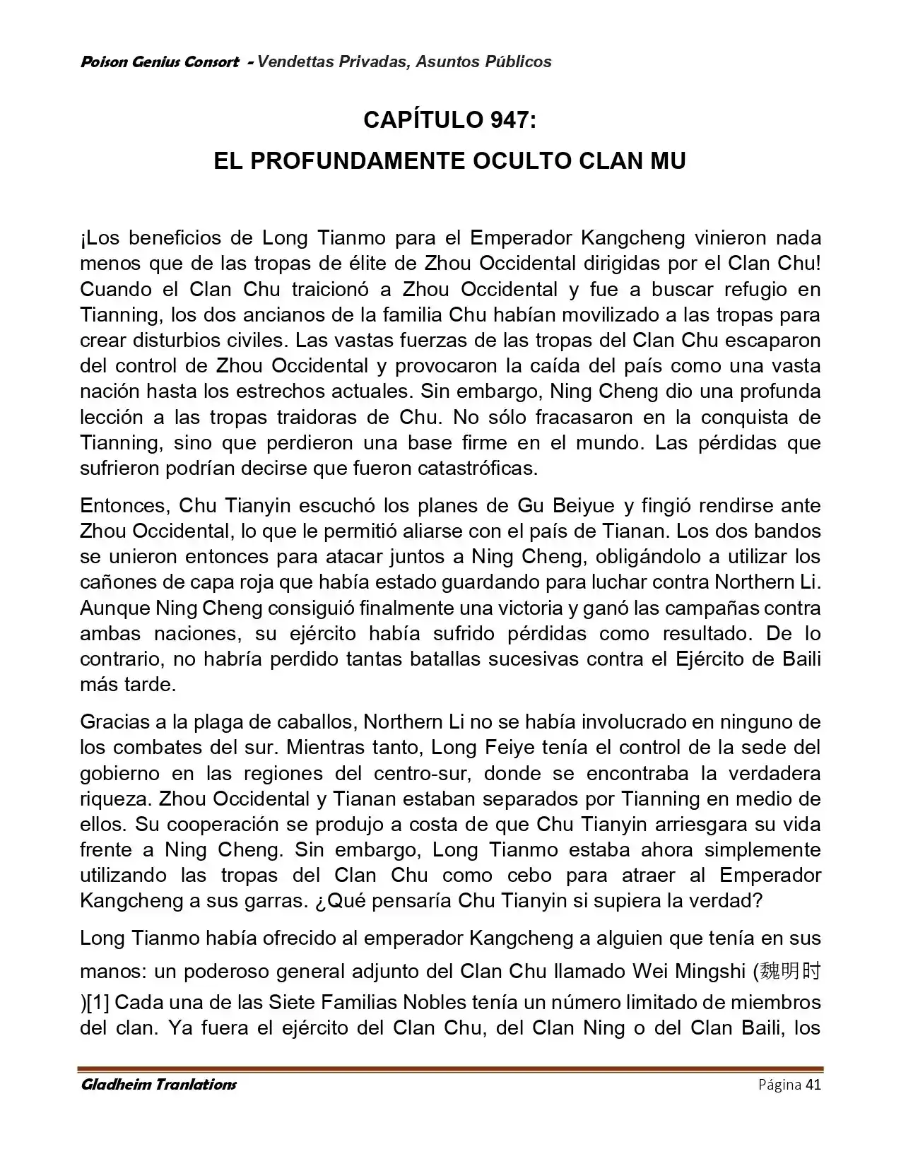 Poison Genious Consort (Novela) - Capítulo 409 - Página 41 - LectorTMOo