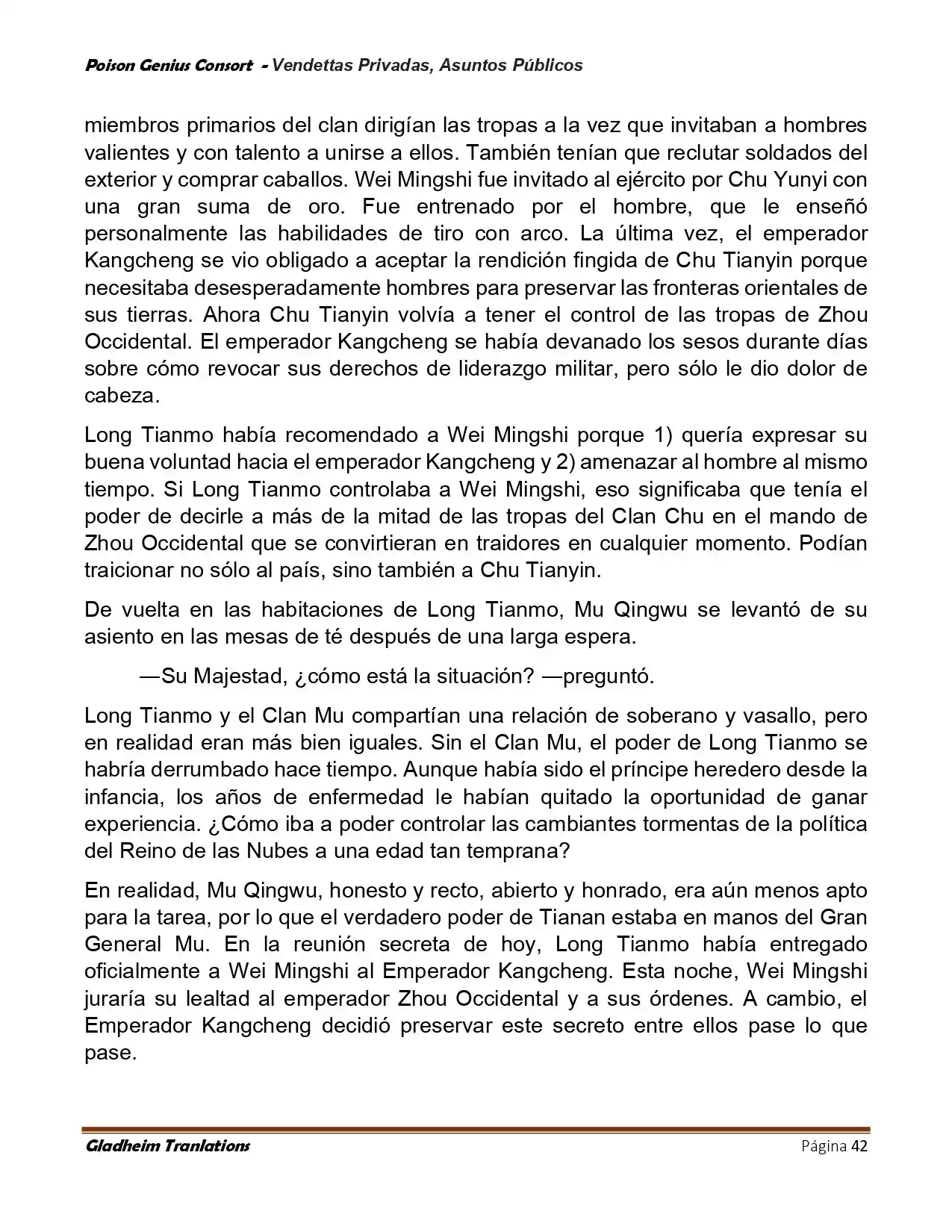 Poison Genious Consort (Novela) - Capítulo 409 - Página 42 - LectorTMOo