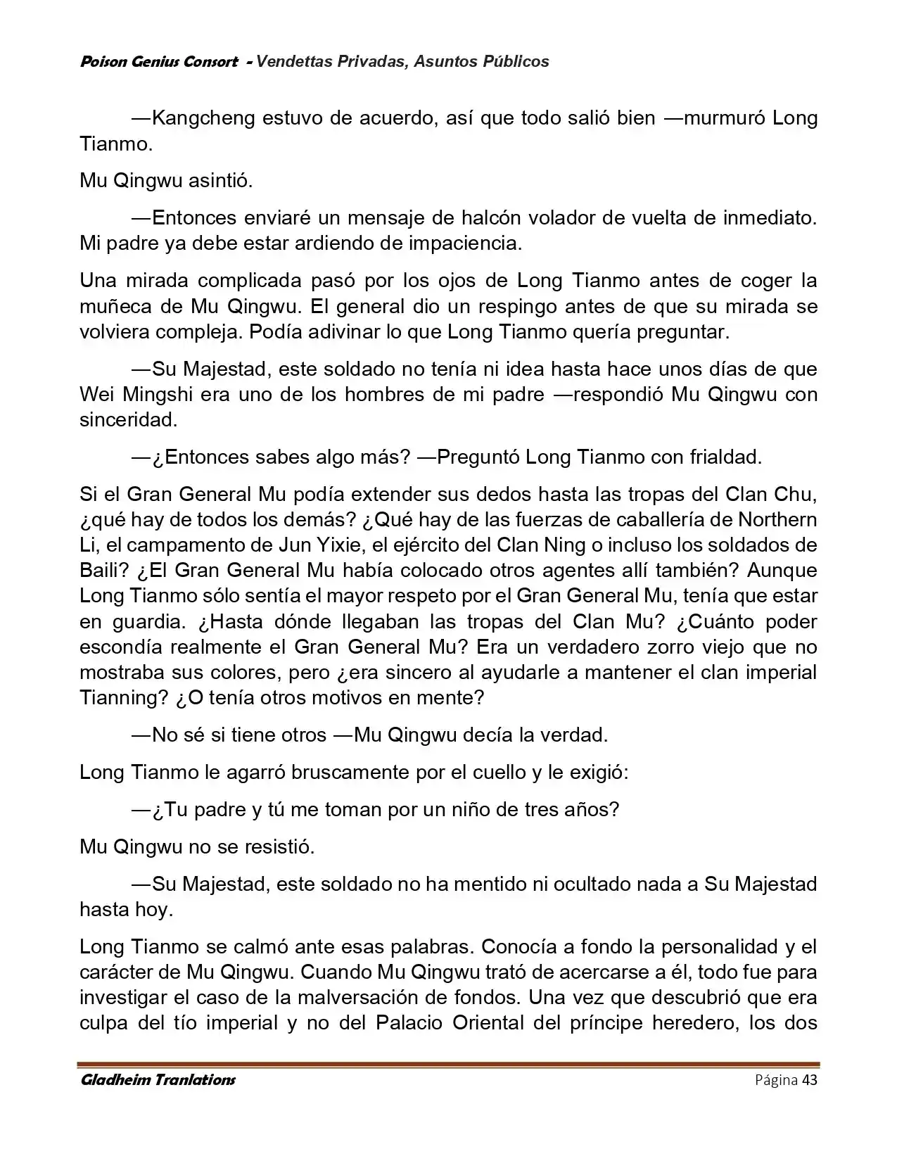 Poison Genious Consort (Novela) - Capítulo 409 - Página 43 - LectorTMOo