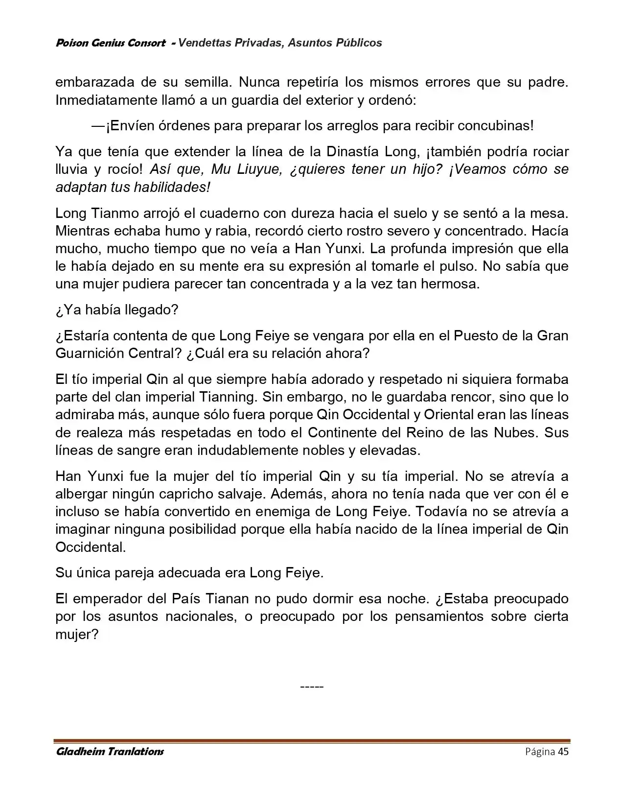 Poison Genious Consort (Novela) - Capítulo 409 - Página 45 - LectorTMOo
