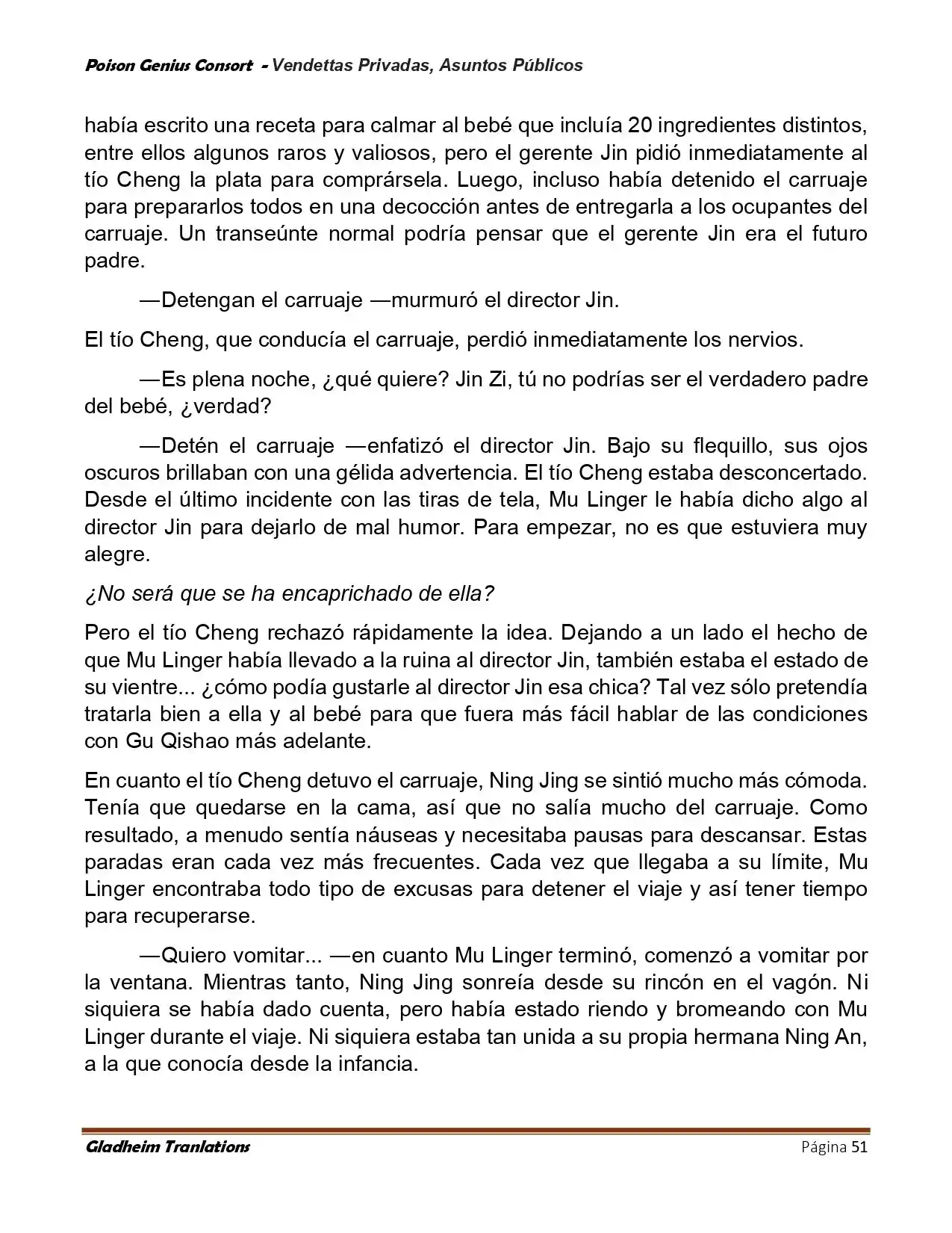 Poison Genious Consort (Novela) - Capítulo 409 - Página 51 - LectorTMOo