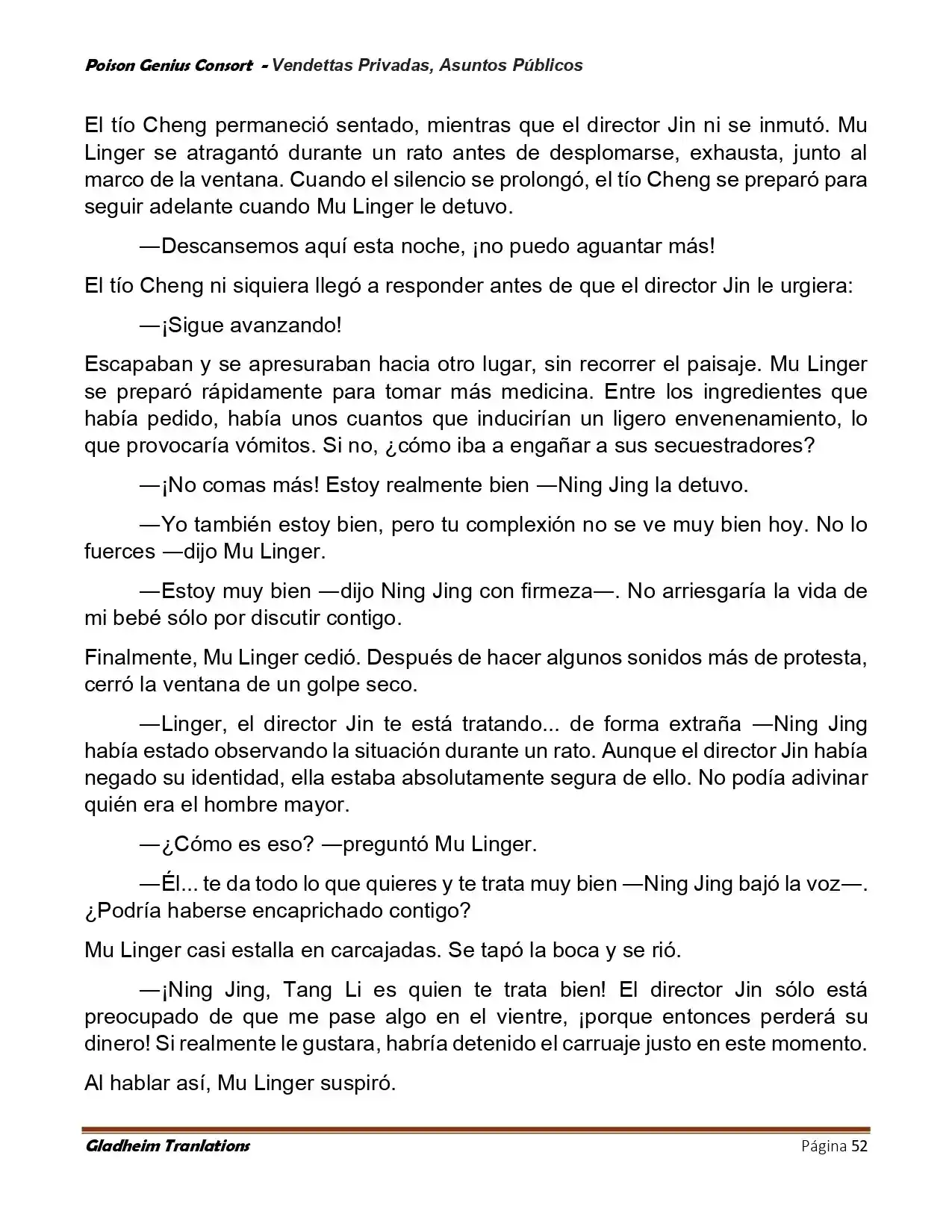 Poison Genious Consort (Novela) - Capítulo 409 - Página 52 - LectorTMOo