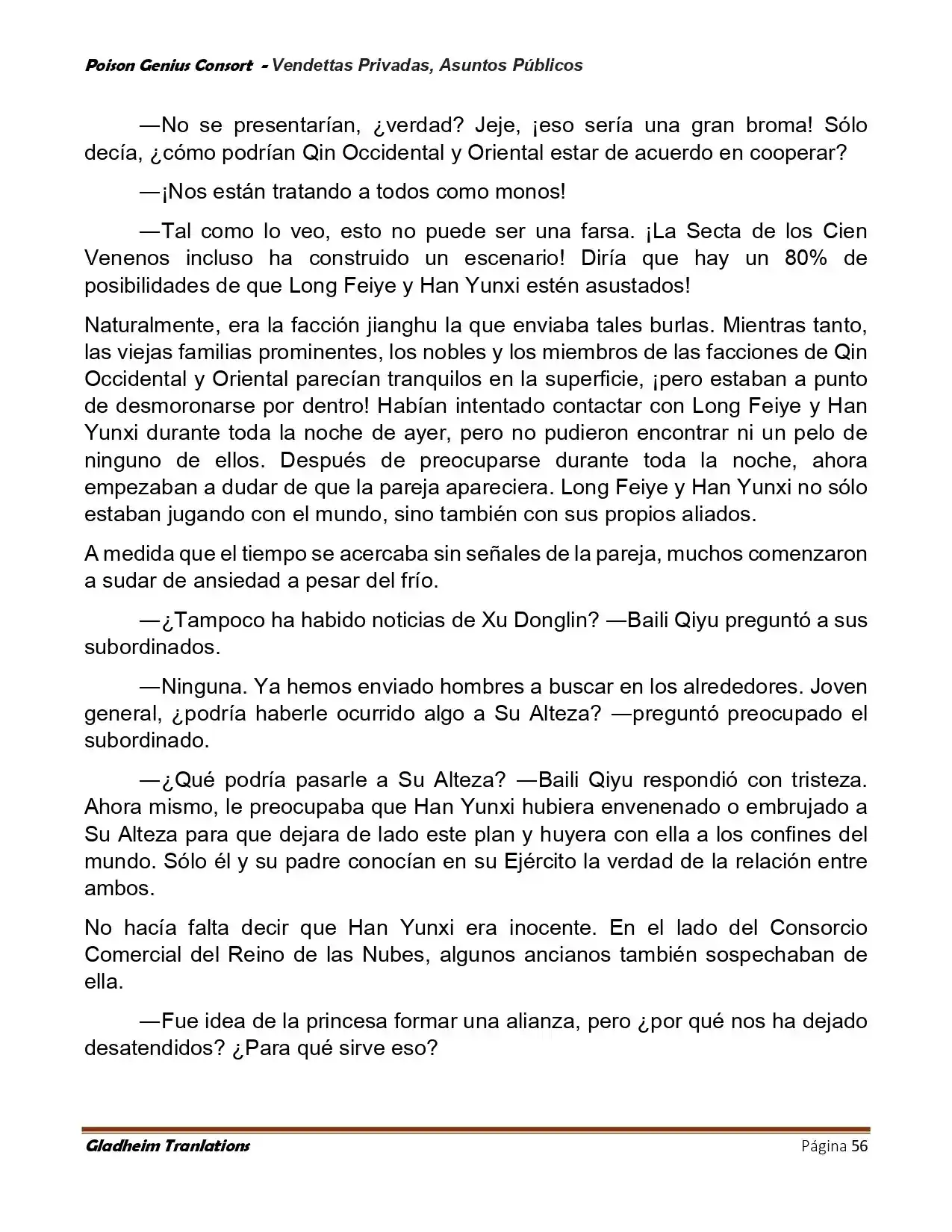 Poison Genious Consort (Novela) - Capítulo 409 - Página 56 - LectorTMOo