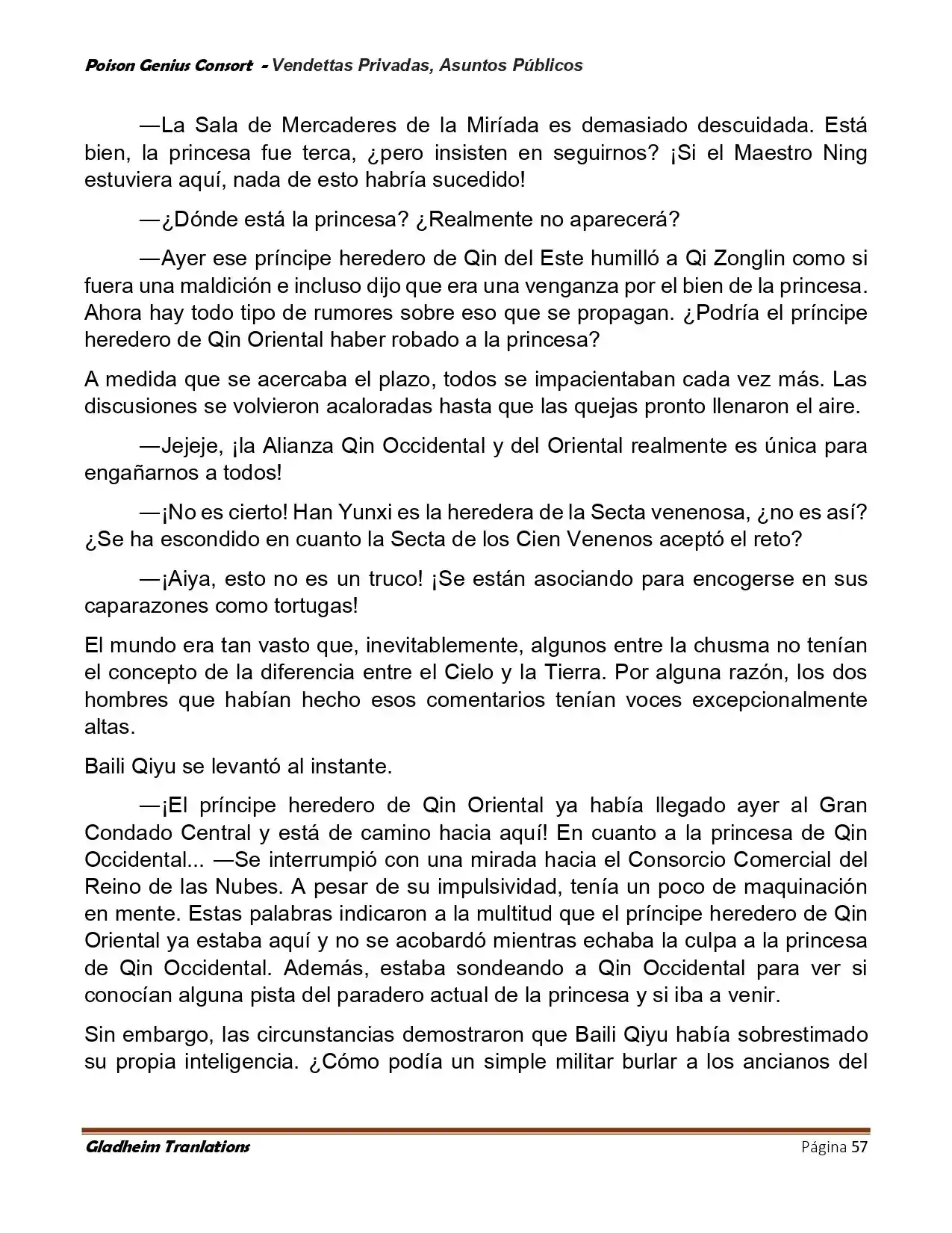 Poison Genious Consort (Novela) - Capítulo 409 - Página 57 - LectorTMOo
