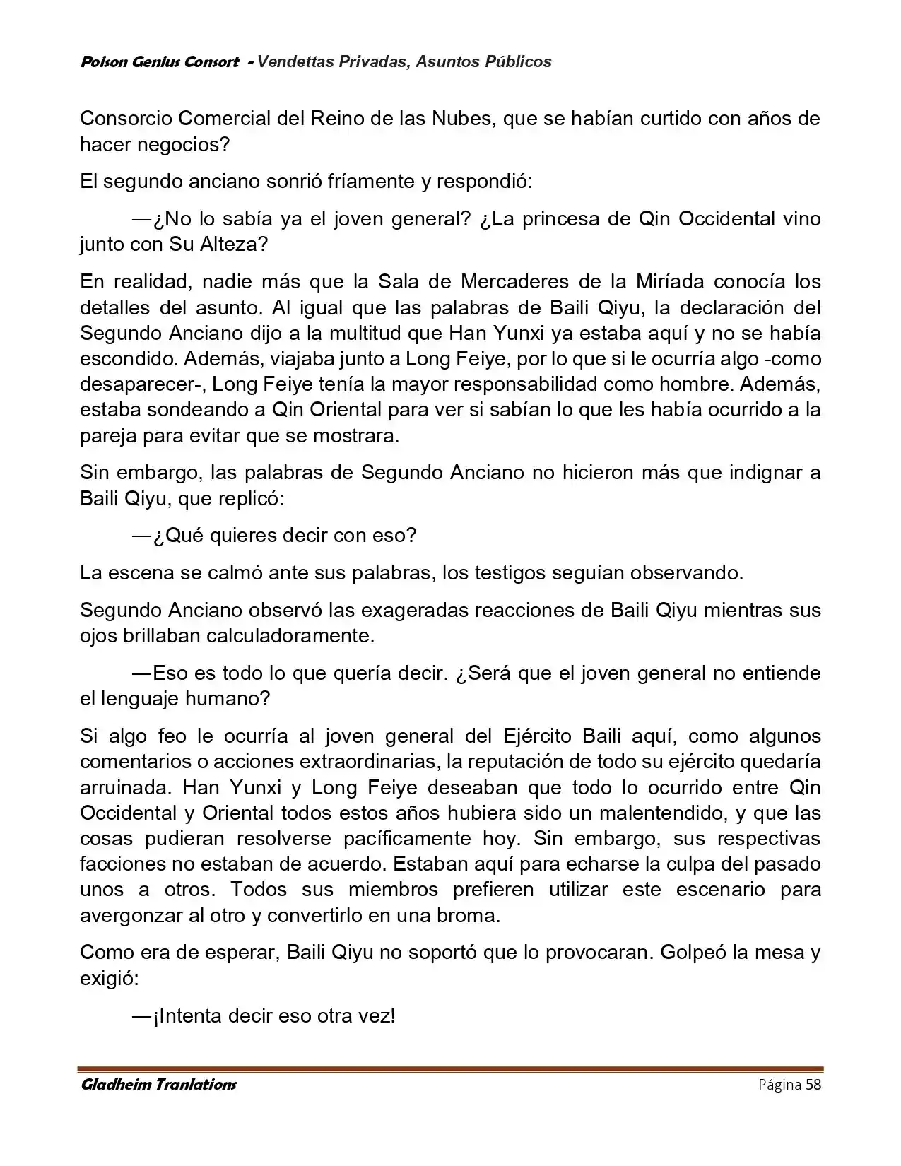 Poison Genious Consort (Novela) - Capítulo 409 - Página 58 - LectorTMOo