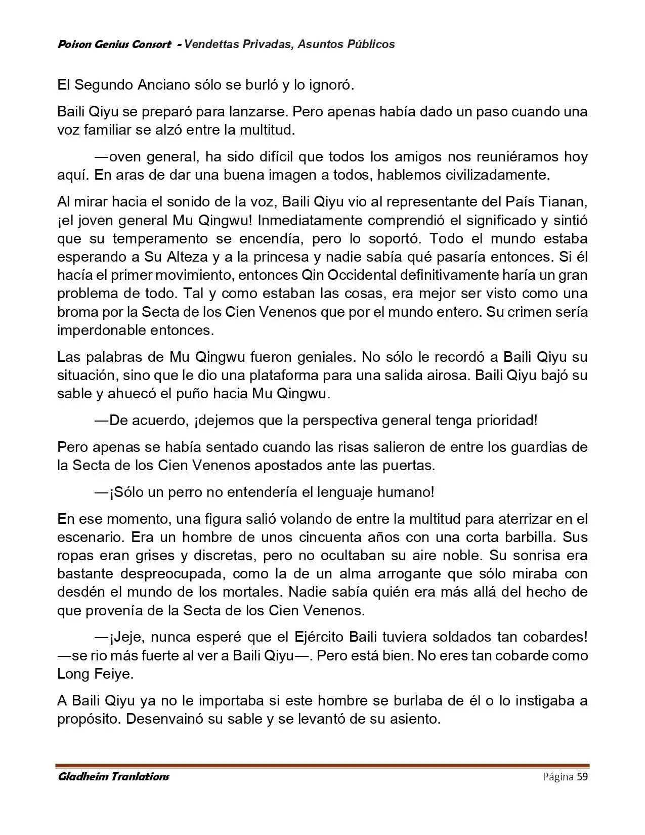 Poison Genious Consort (Novela) - Capítulo 409 - Página 59 - LectorTMOo