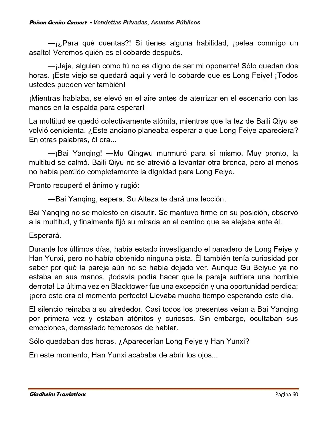 Poison Genious Consort (Novela) - Capítulo 409 - Página 60 - LectorTMOo