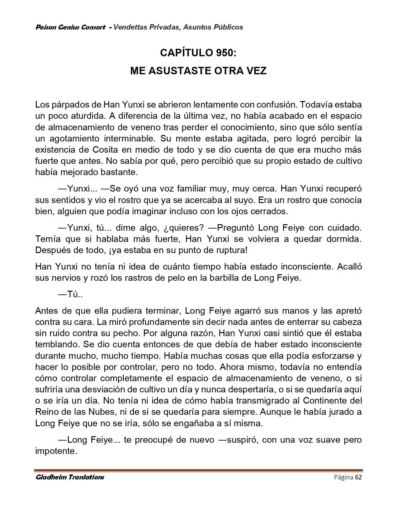 Poison Genious Consort (Novela) - Capítulo 409 - Página 62 - LectorTMOo