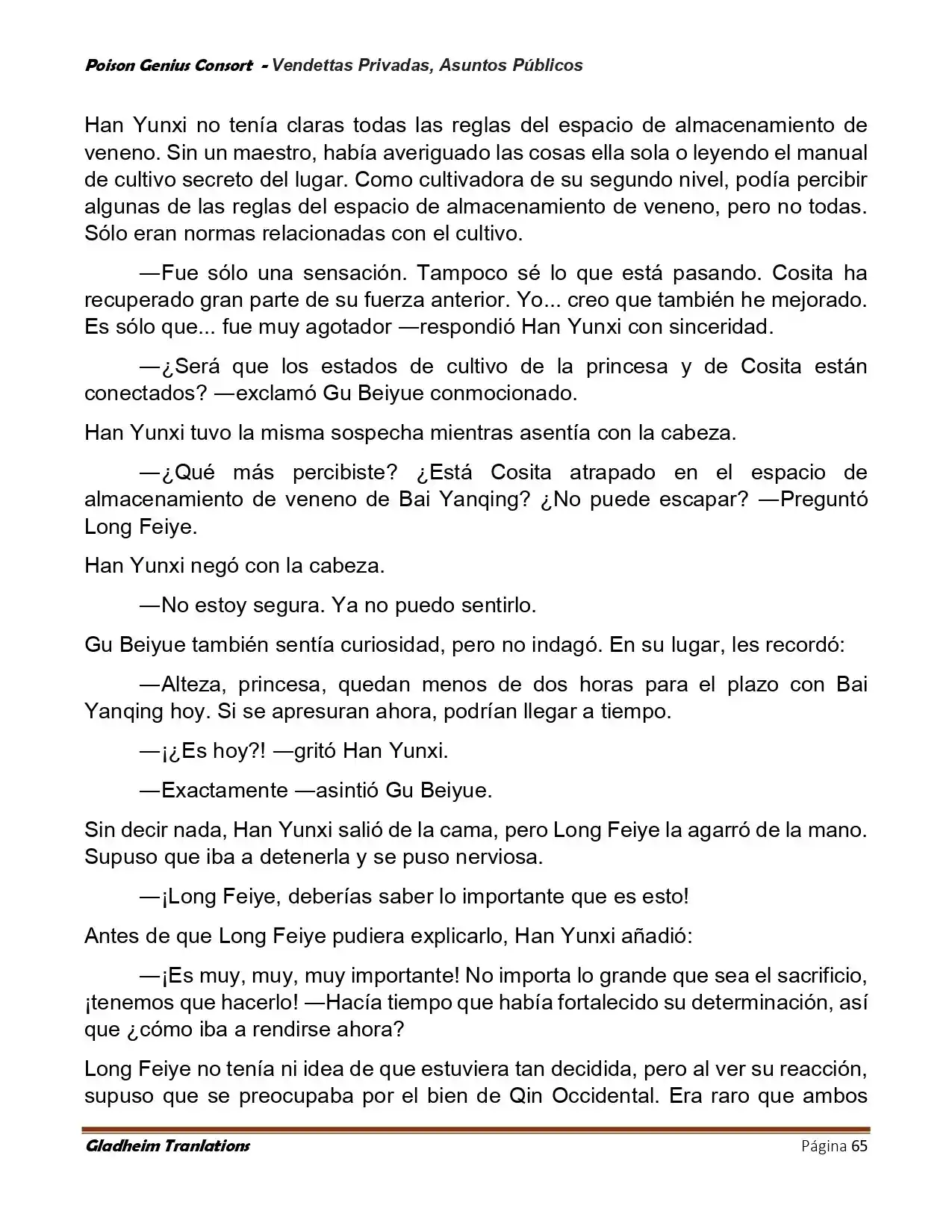Poison Genious Consort (Novela) - Capítulo 409 - Página 65 - LectorTMOo