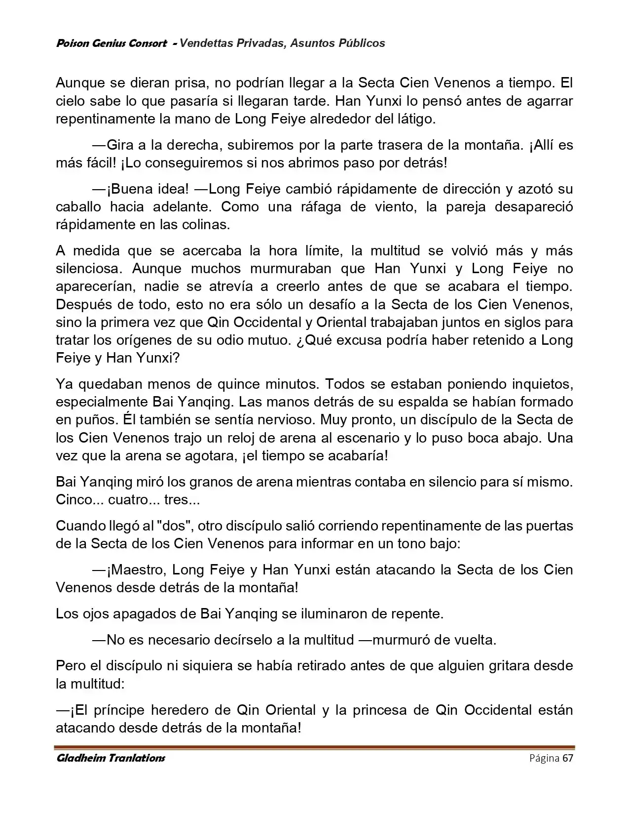 Poison Genious Consort (Novela) - Capítulo 409 - Página 67 - LectorTMOo