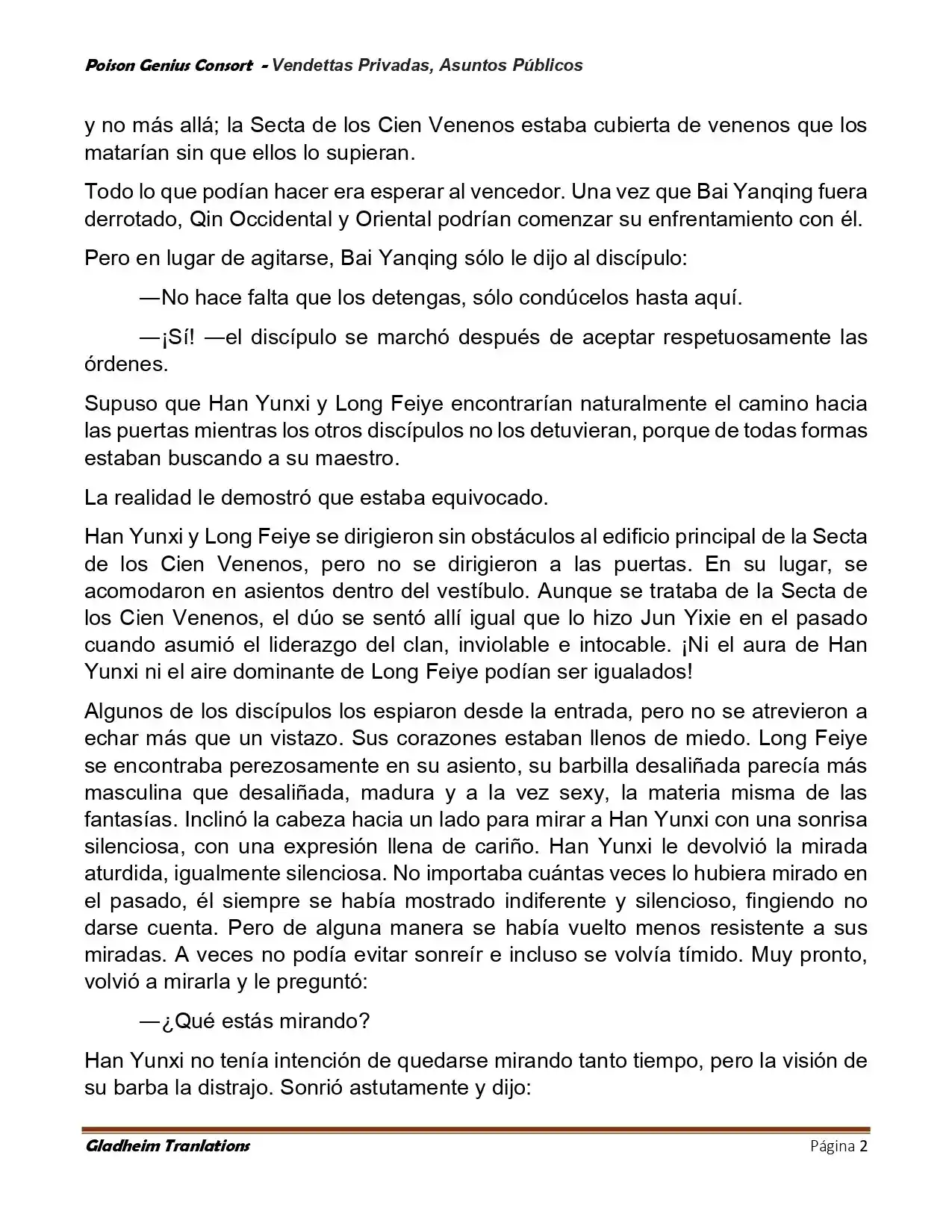 Poison Genious Consort (Novela) - Capítulo 410 - Página 2 - LectorTMOo
