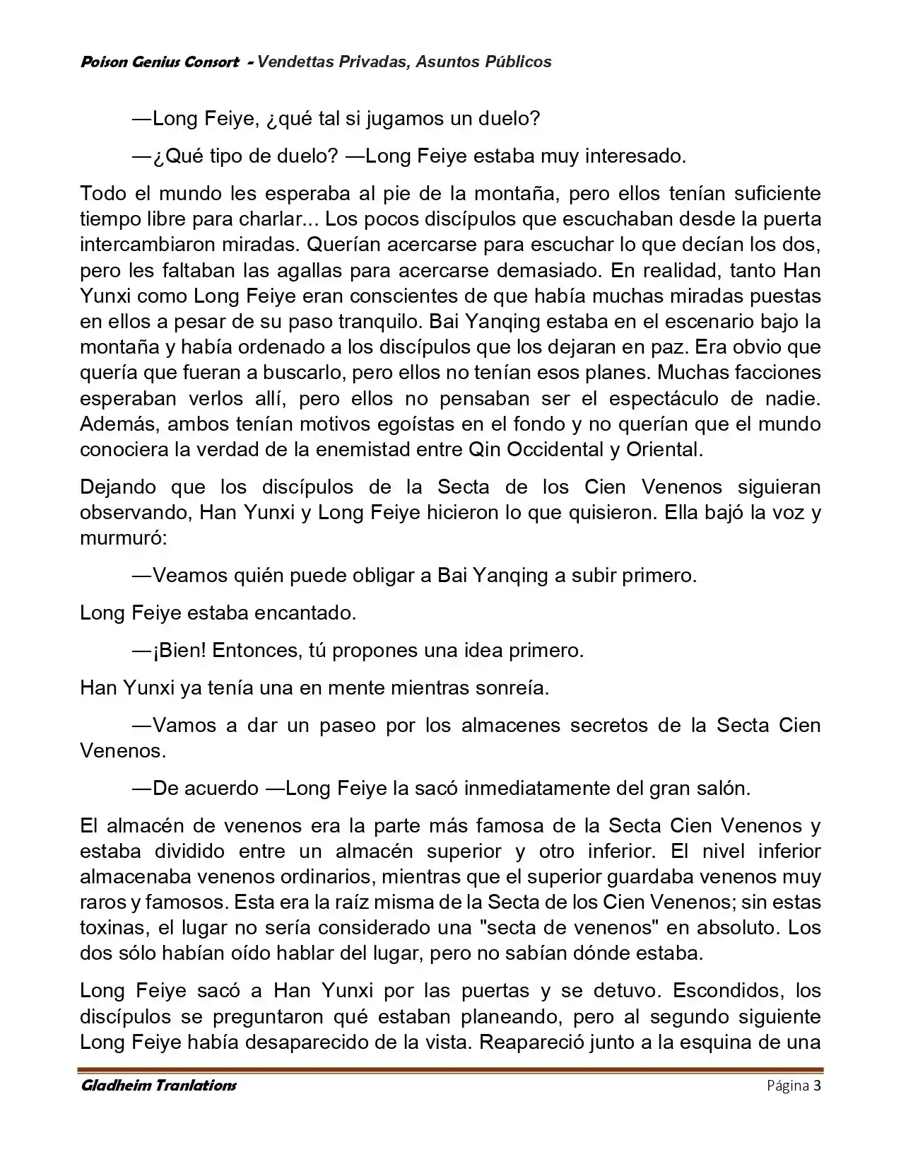 Poison Genious Consort (Novela) - Capítulo 410 - Página 3 - LectorTMOo