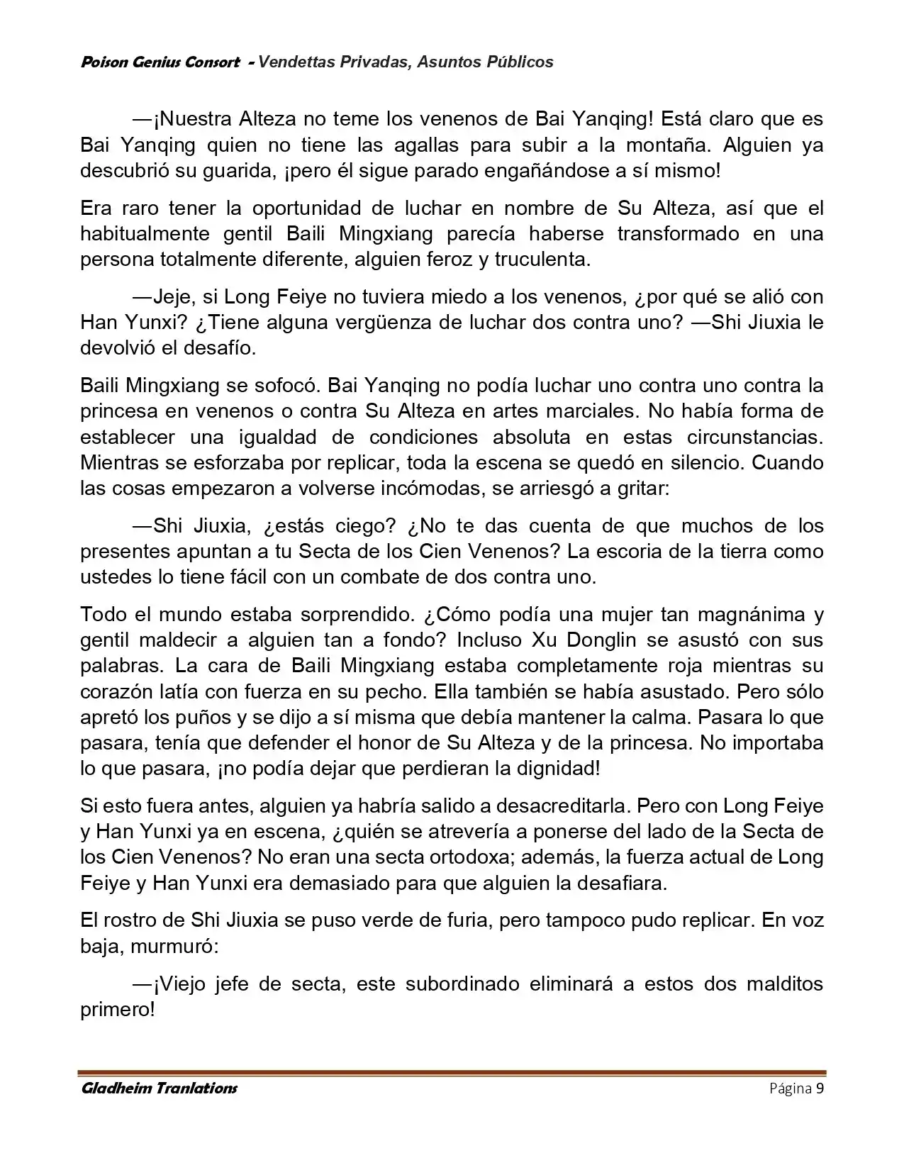 Poison Genious Consort (Novela) - Capítulo 410 - Página 9 - LectorTMOo