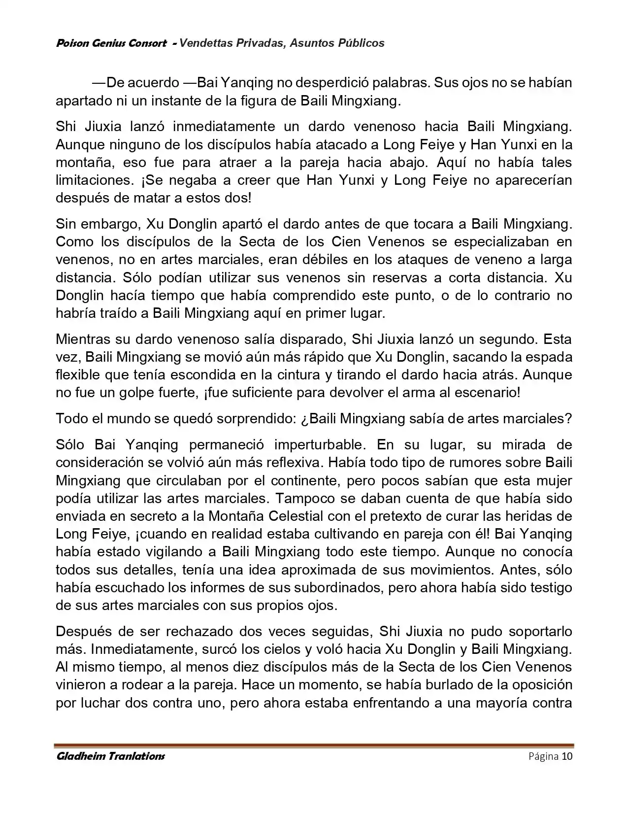 Poison Genious Consort (Novela) - Capítulo 410 - Página 10 - LectorTMOo