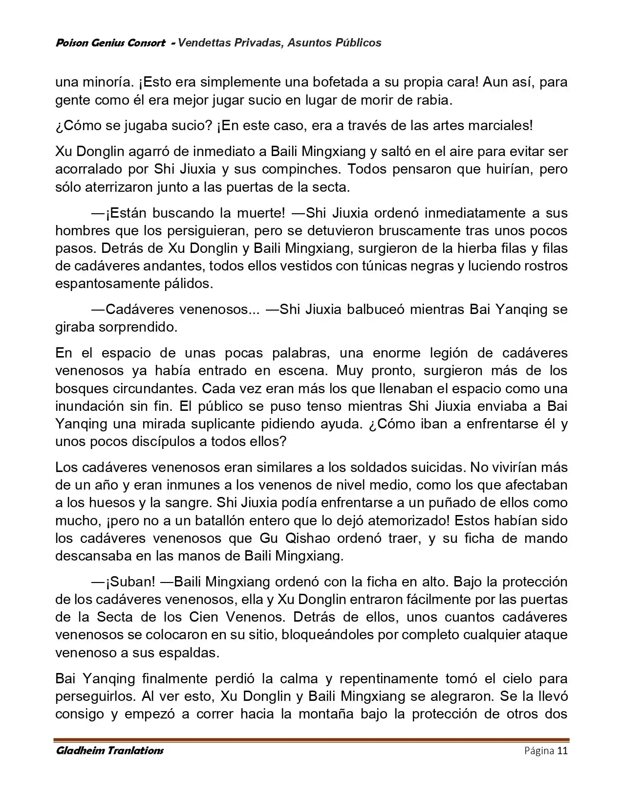 Poison Genious Consort (Novela) - Capítulo 410 - Página 11 - LectorTMOo