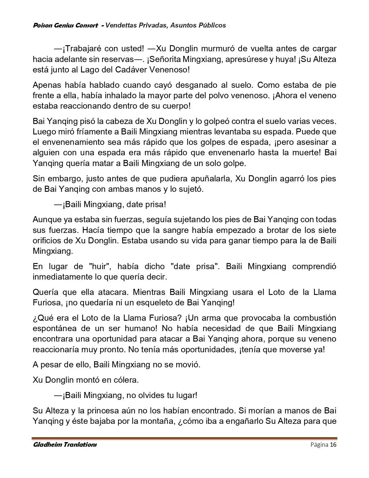 Poison Genious Consort (Novela) - Capítulo 410 - Página 16 - LectorTMOo
