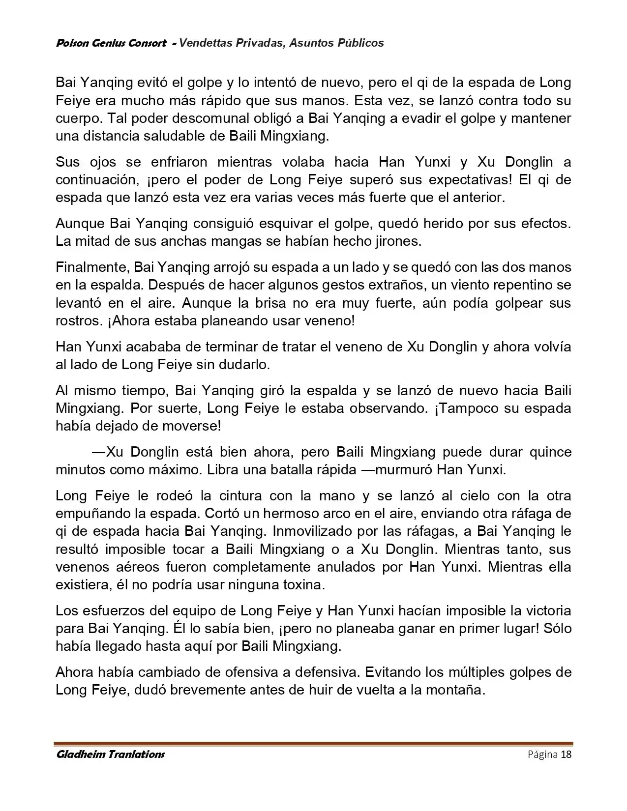 Poison Genious Consort (Novela) - Capítulo 410 - Página 18 - LectorTMOo