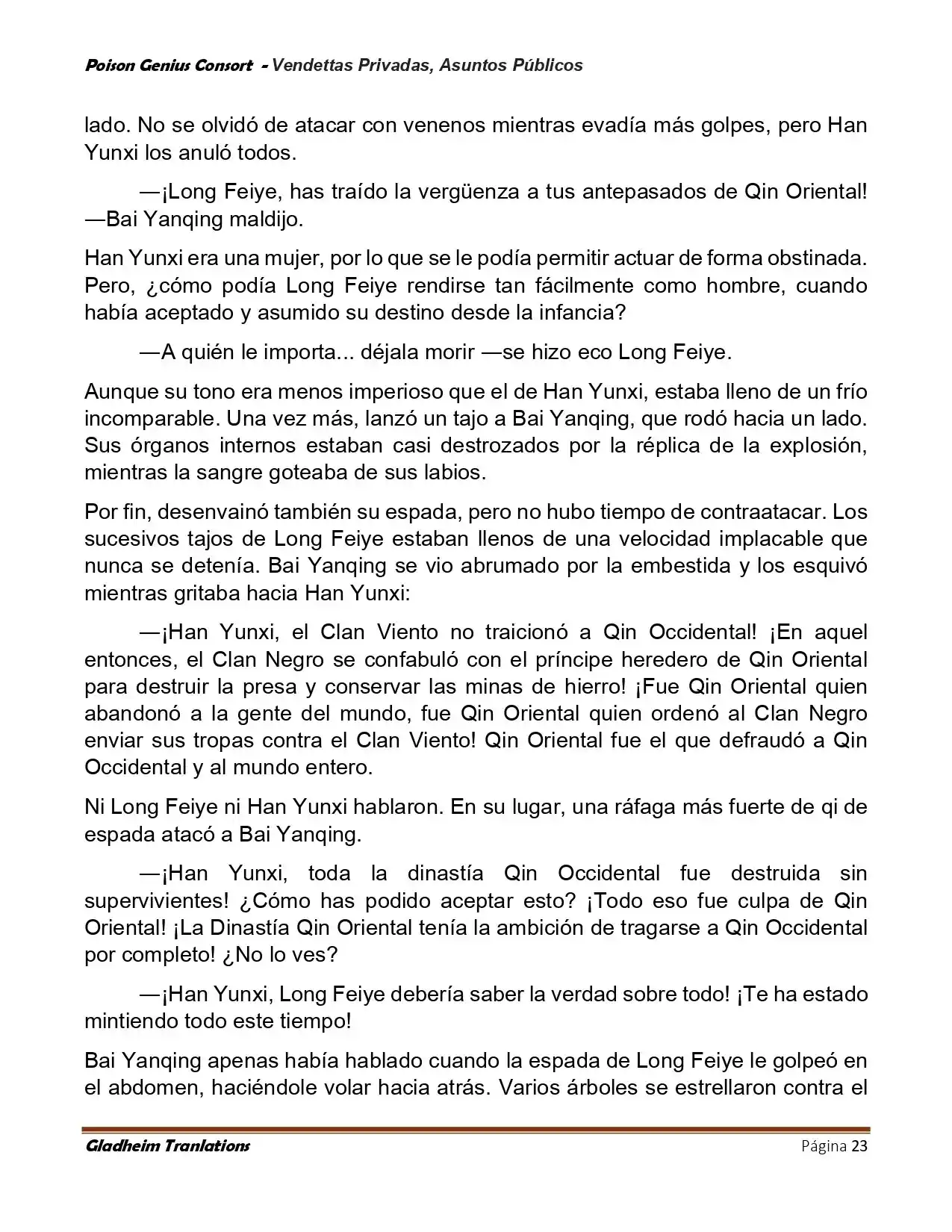 Poison Genious Consort (Novela) - Capítulo 410 - Página 23 - LectorTMOo