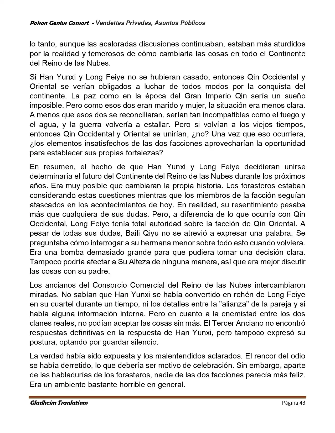 Poison Genious Consort (Novela) - Capítulo 410 - Página 43 - LectorTMOo