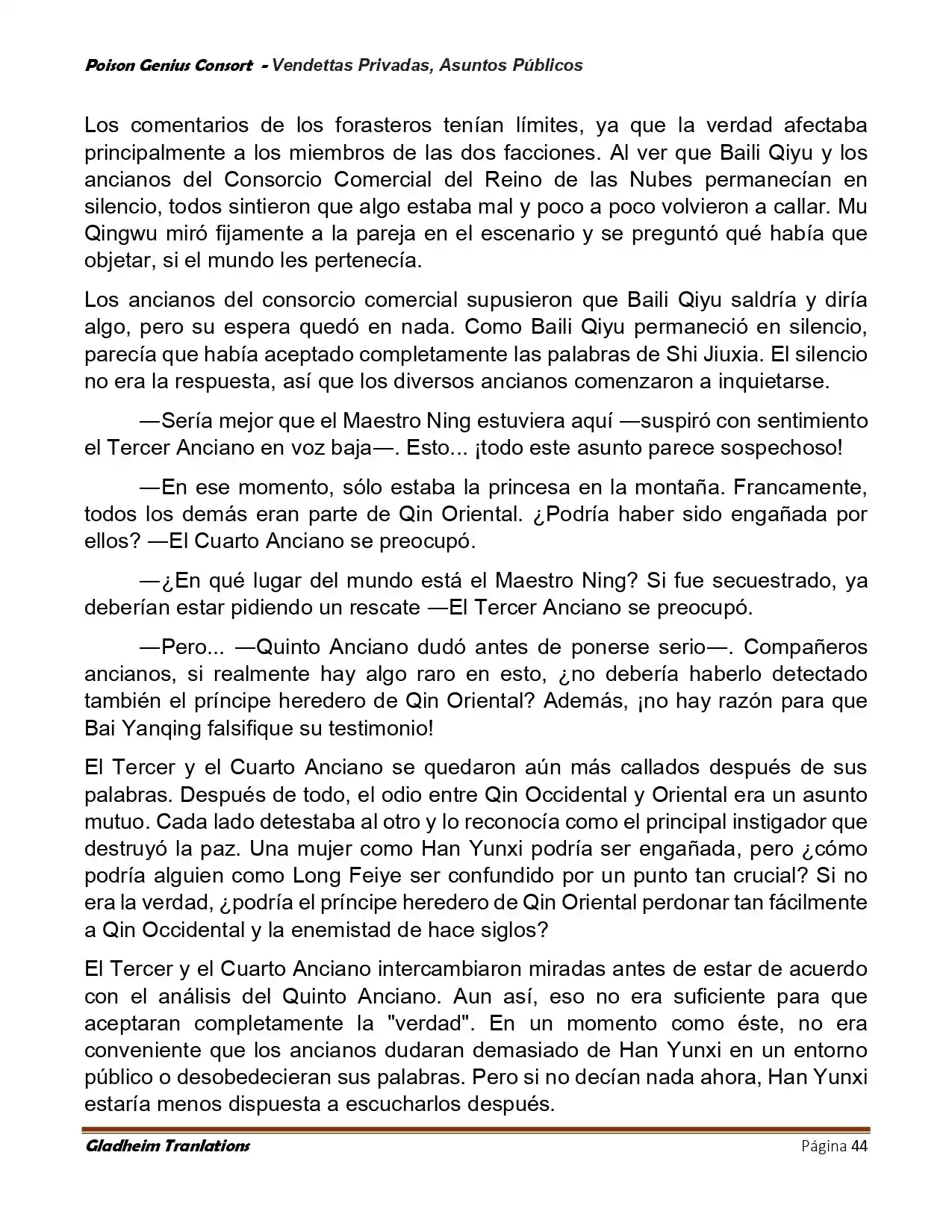 Poison Genious Consort (Novela) - Capítulo 410 - Página 44 - LectorTMOo