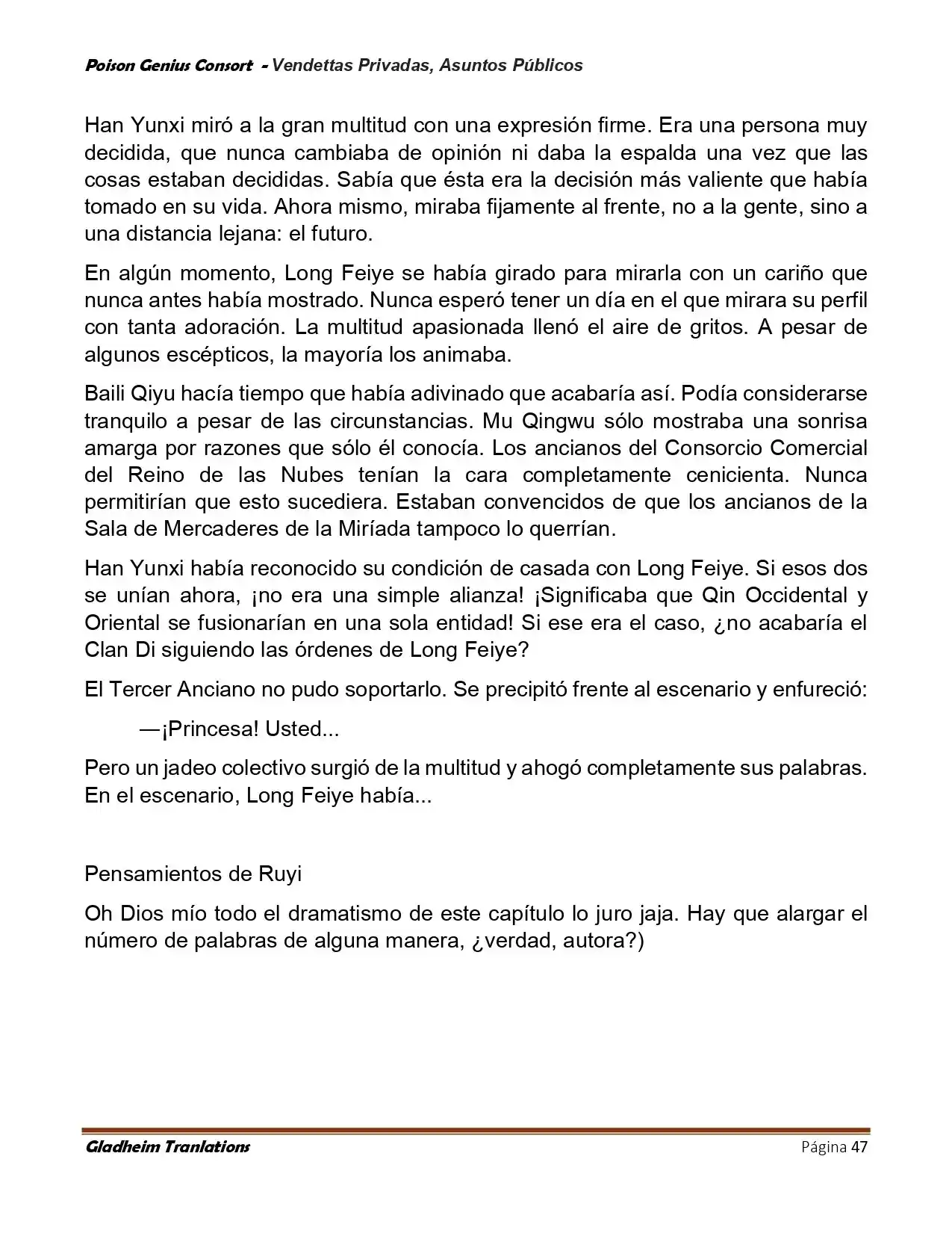 Poison Genious Consort (Novela) - Capítulo 410 - Página 47 - LectorTMOo