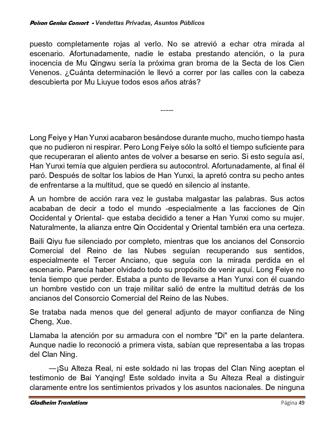 Poison Genious Consort (Novela) - Capítulo 410 - Página 49 - LectorTMOo