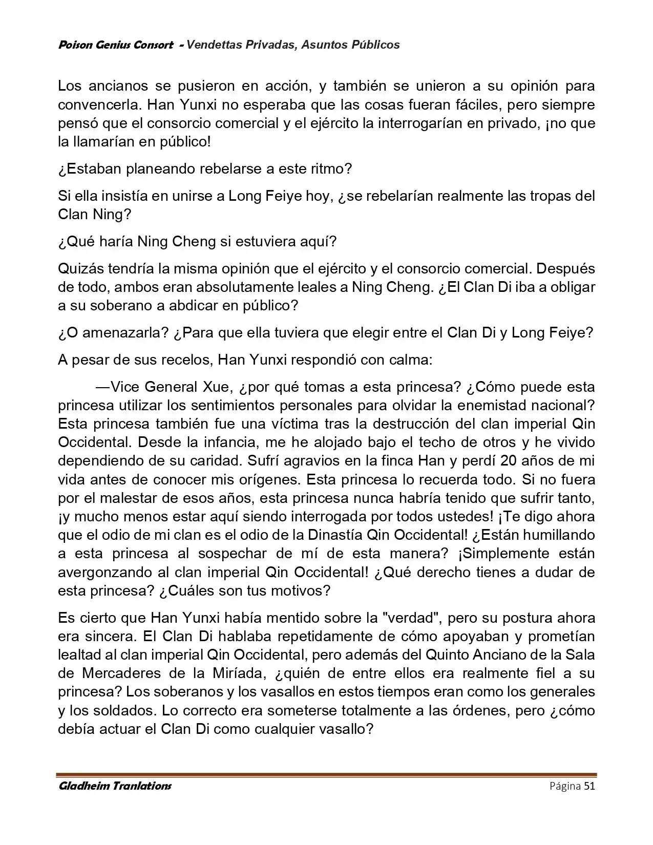 Poison Genious Consort (Novela) - Capítulo 410 - Página 51 - LectorTMOo