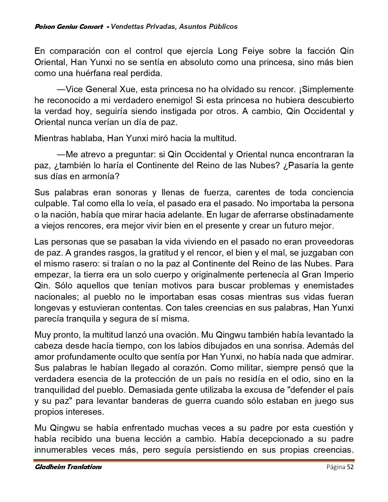 Poison Genious Consort (Novela) - Capítulo 410 - Página 52 - LectorTMOo